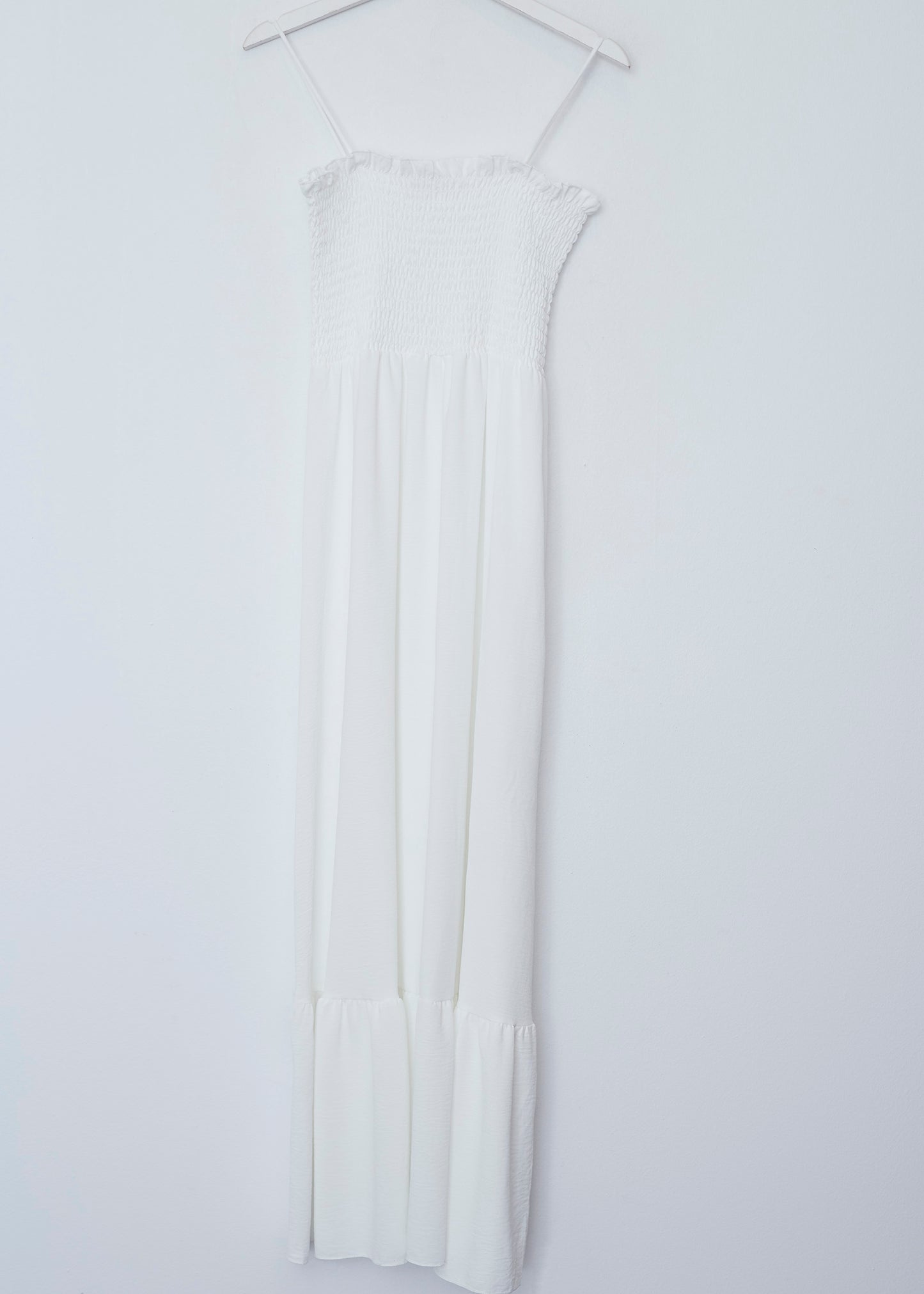 Vestido fruncido fluido