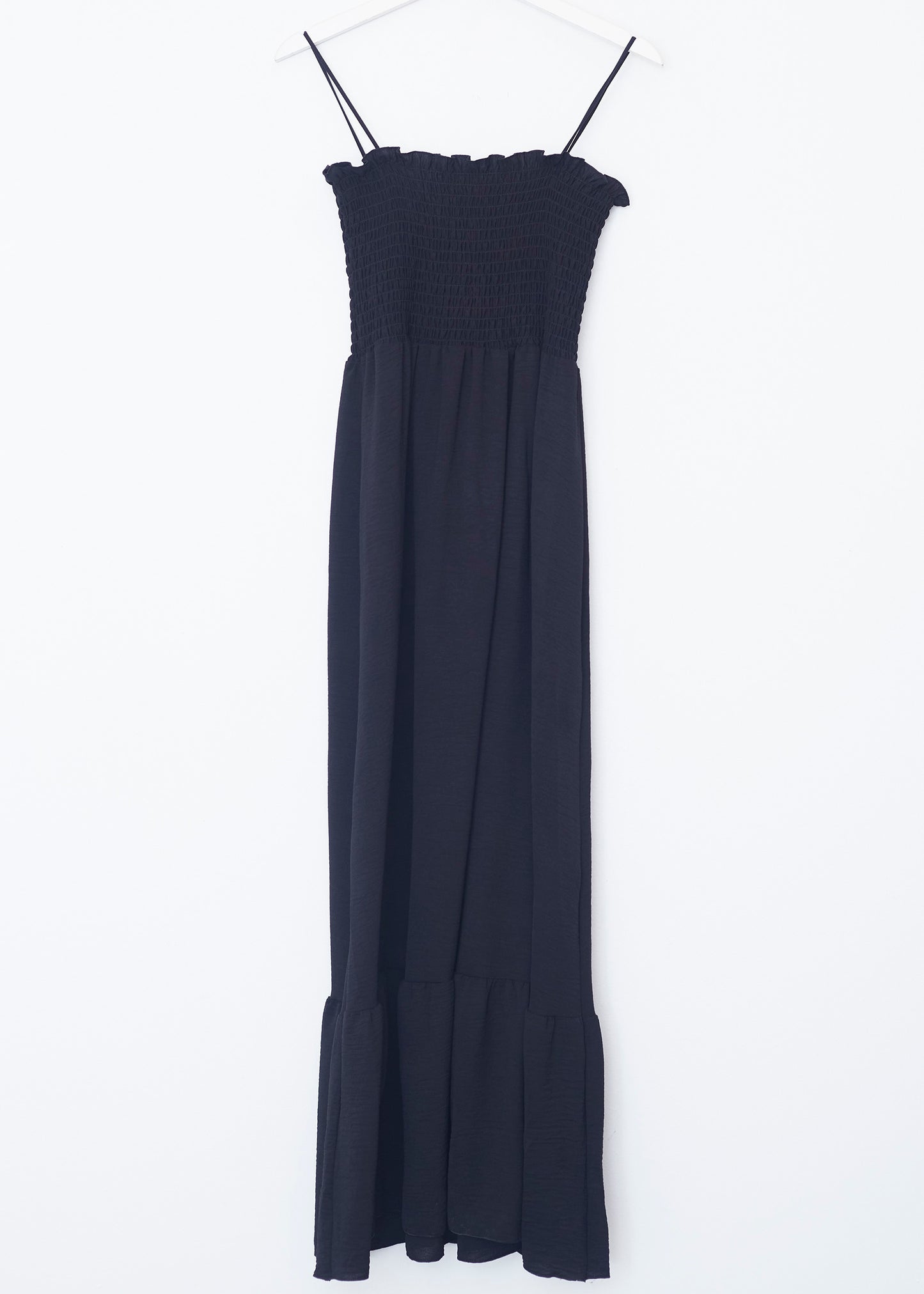 Vestido fruncido fluido