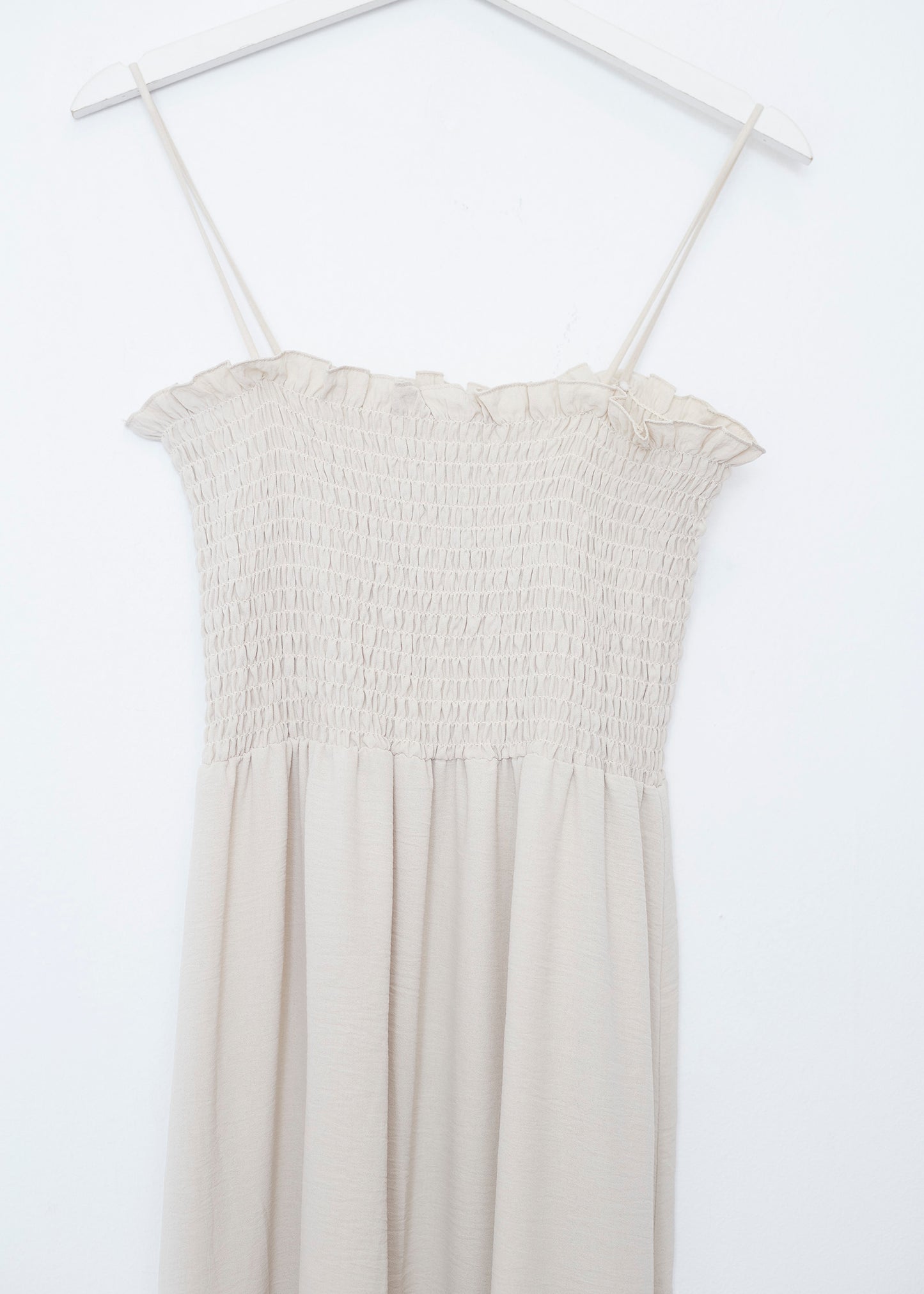 Vestido fruncido fluido