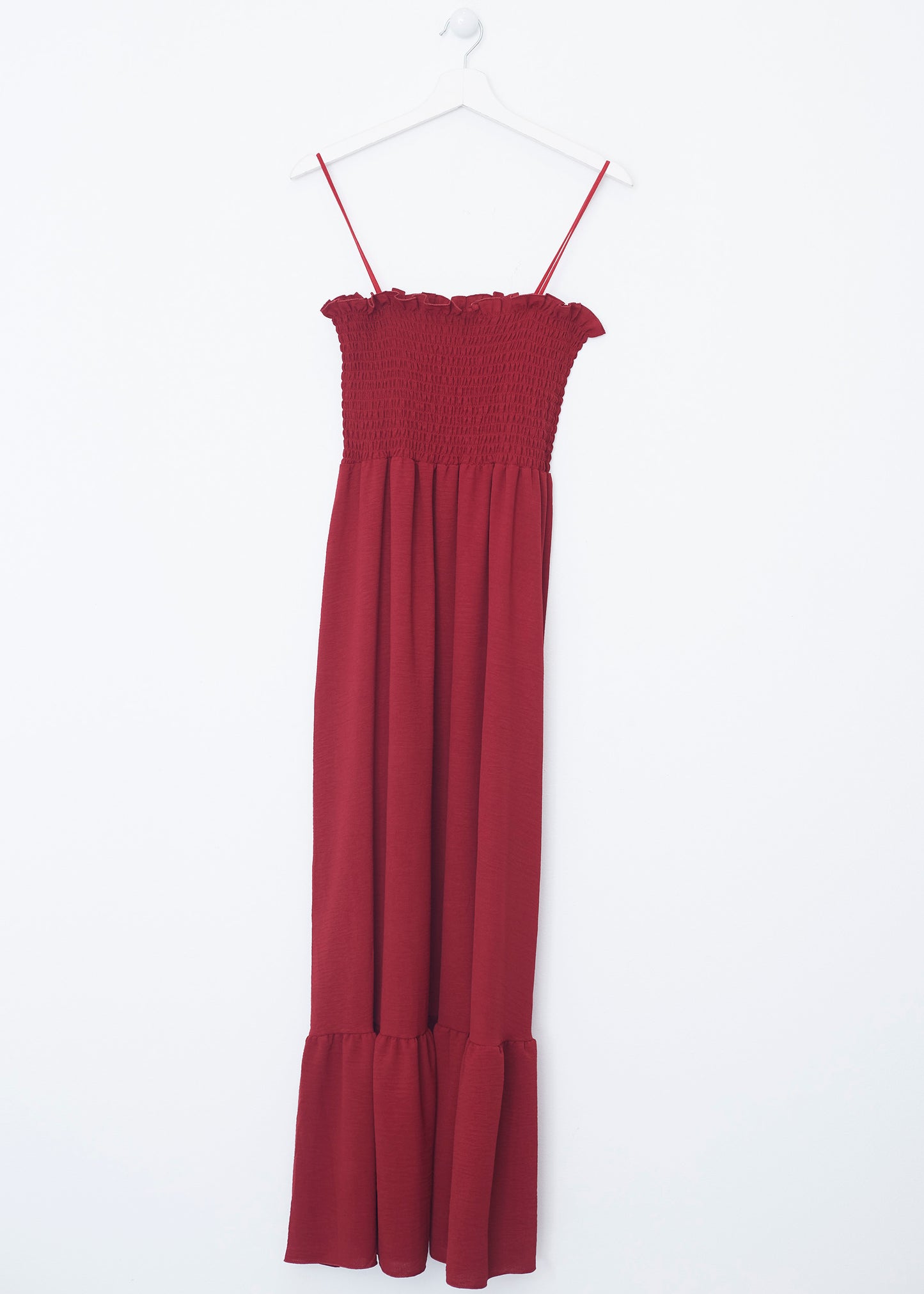 Vestido fruncido fluido