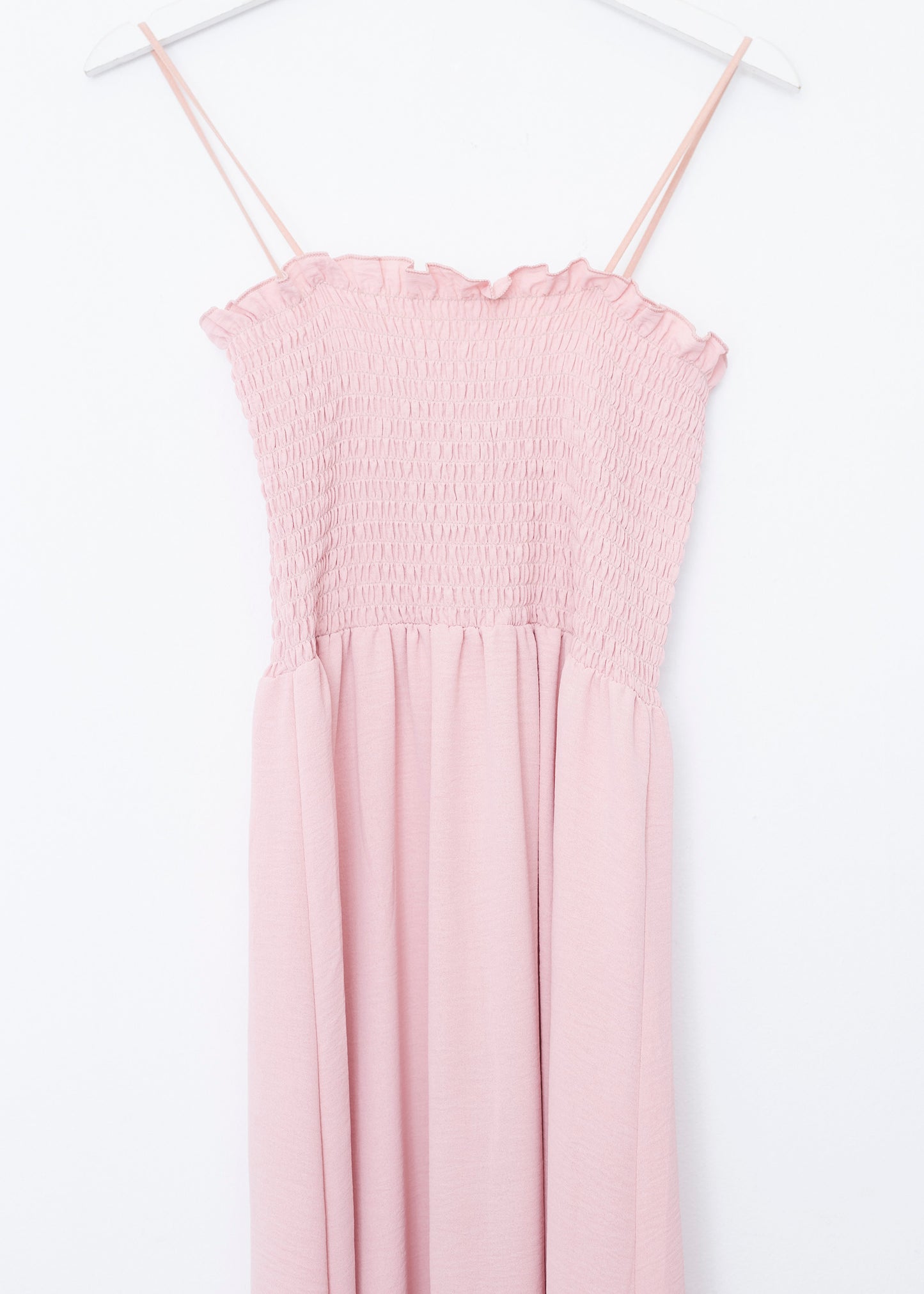 Vestido fruncido fluido