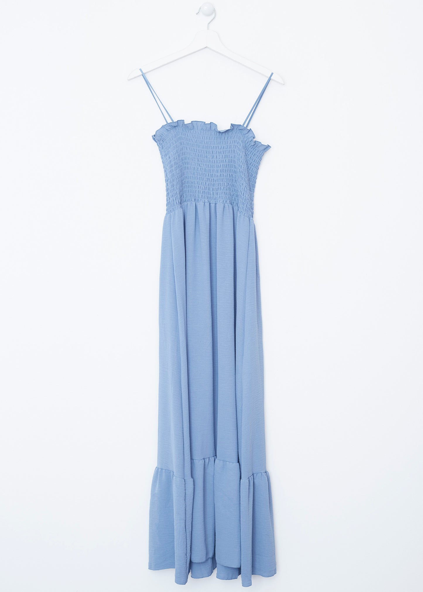 Vestido fruncido fluido