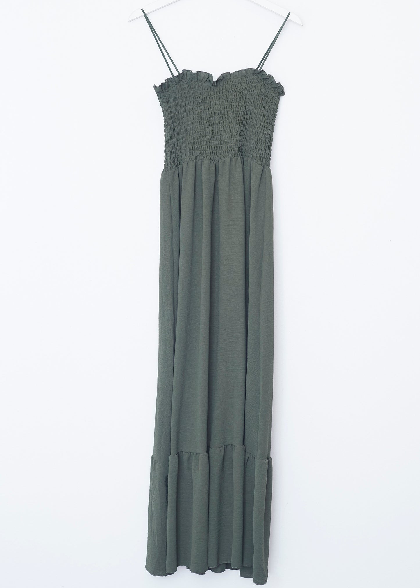 Vestido fruncido fluido