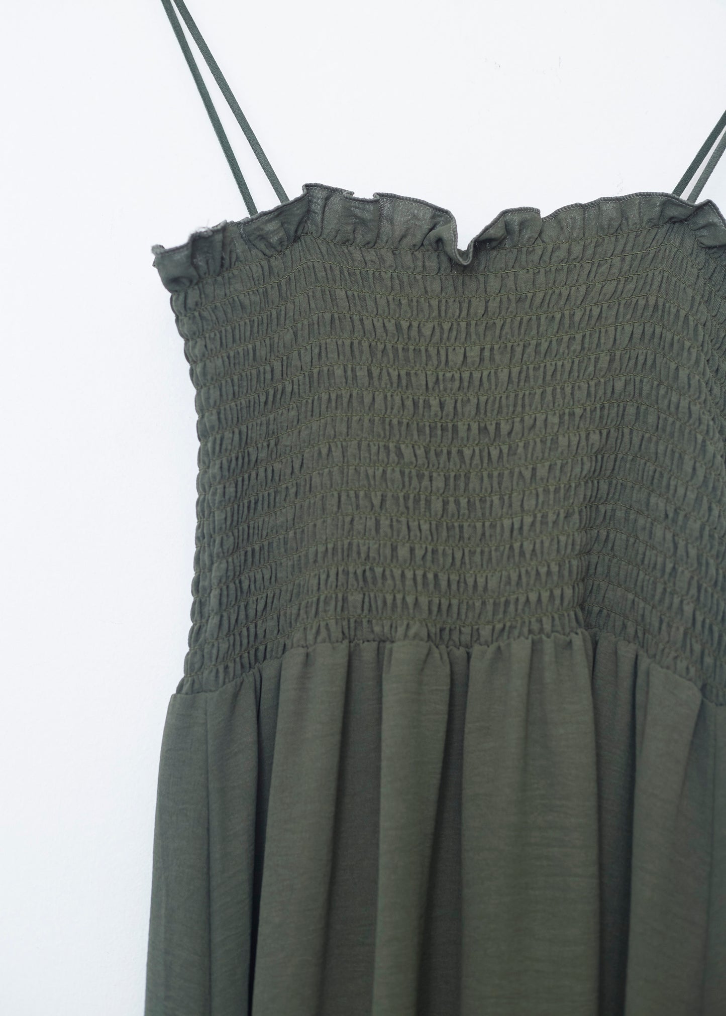 Vestido fruncido fluido