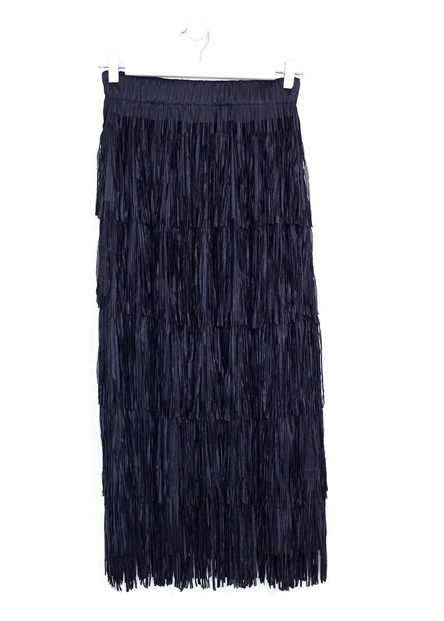 Fringed skirt