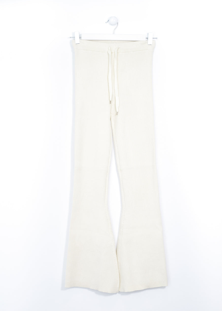 Pantalón tricot flare