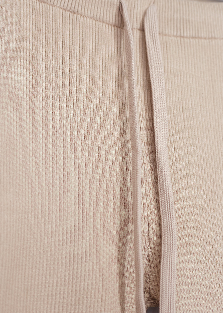 Pantalón tricot flare