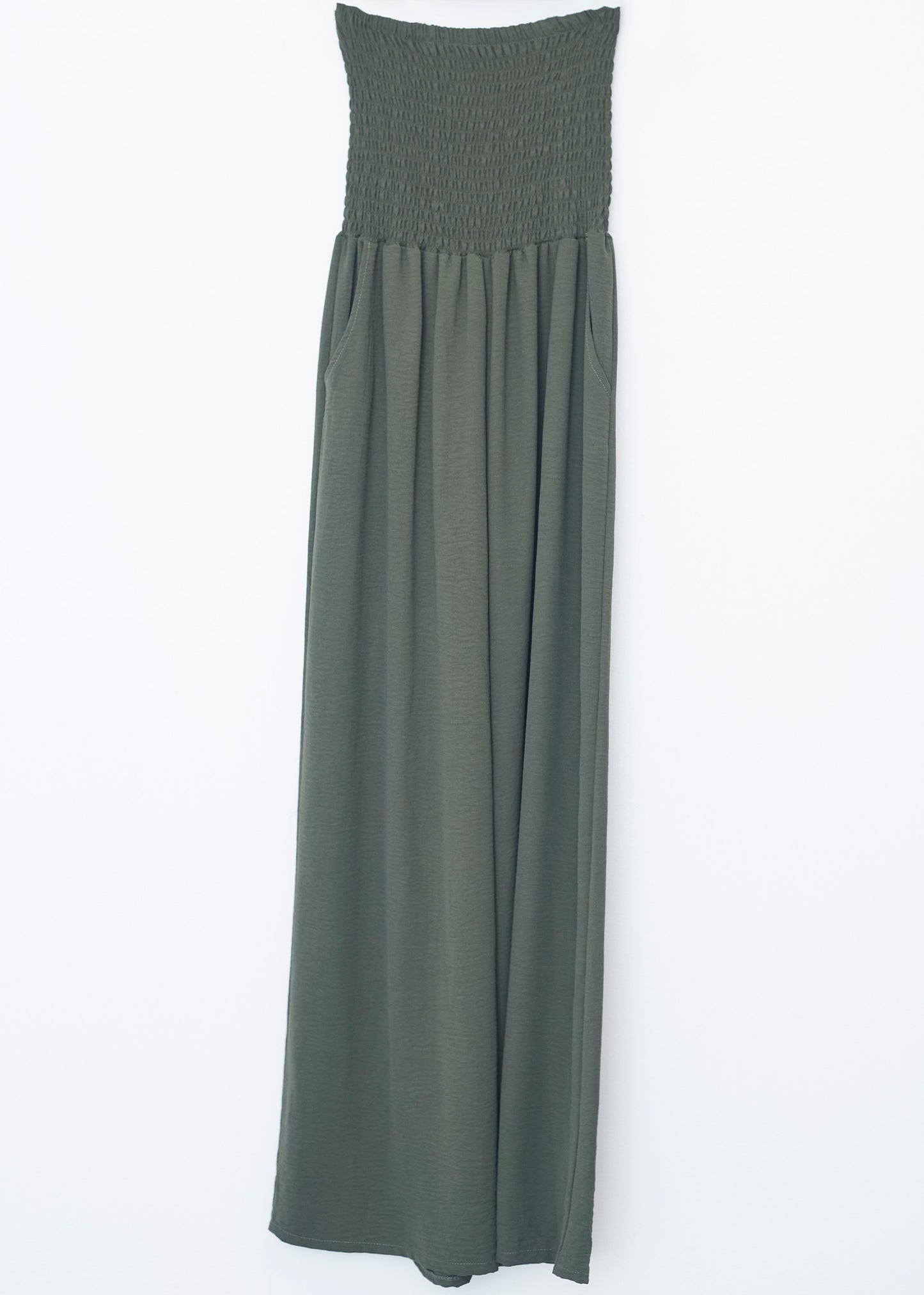 Flowy ruched jumpsuit