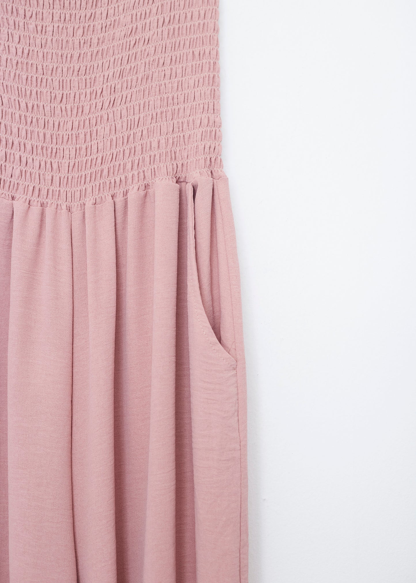 Flowy ruched jumpsuit