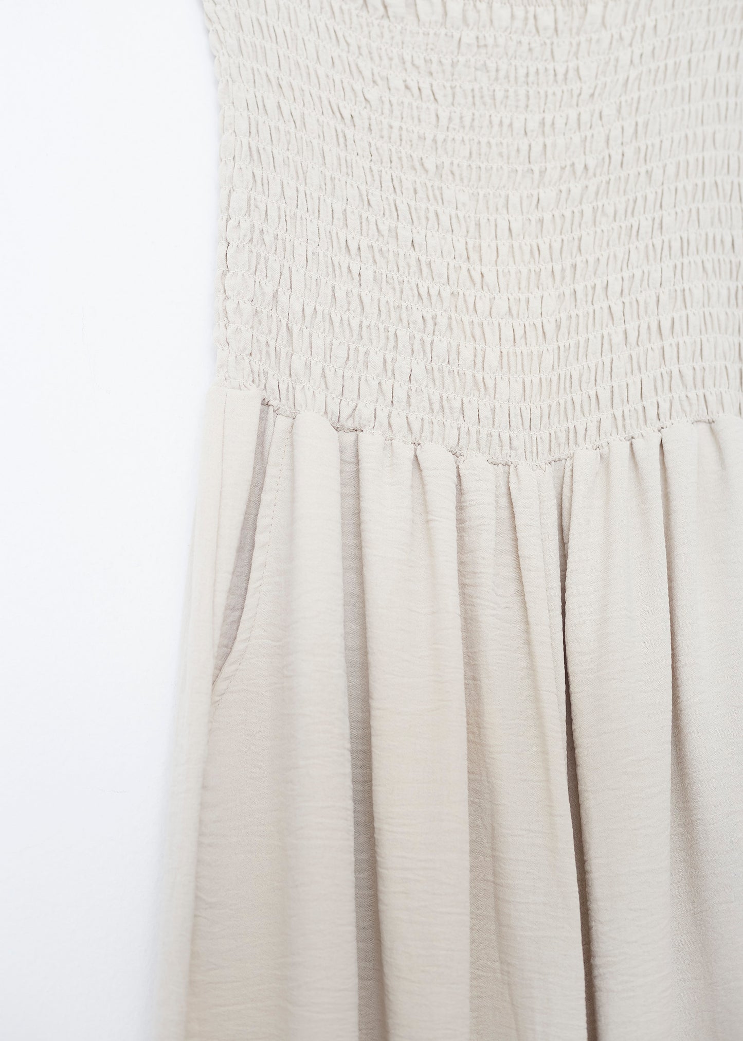 Flowy ruched jumpsuit