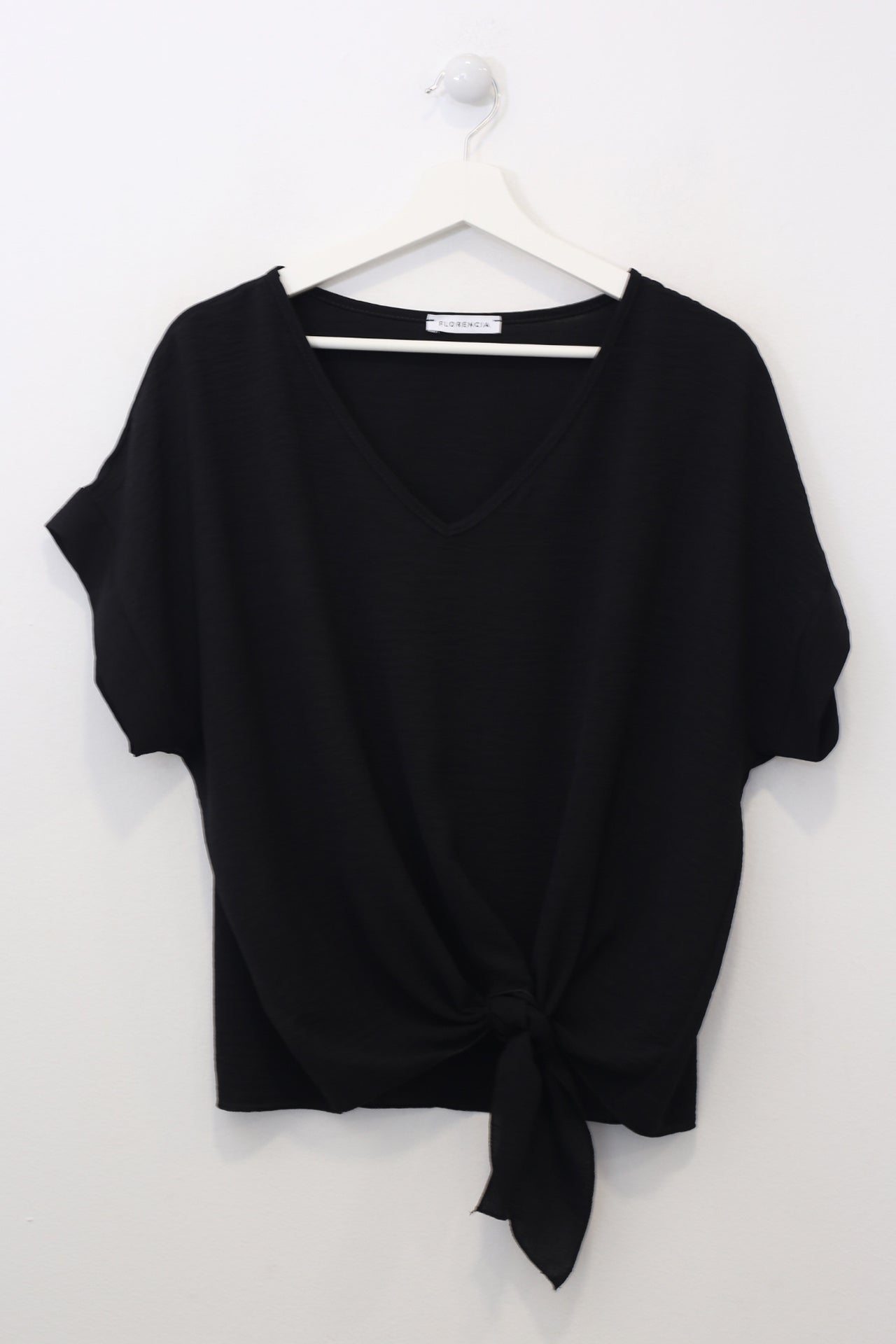 Blusa fluida nudo