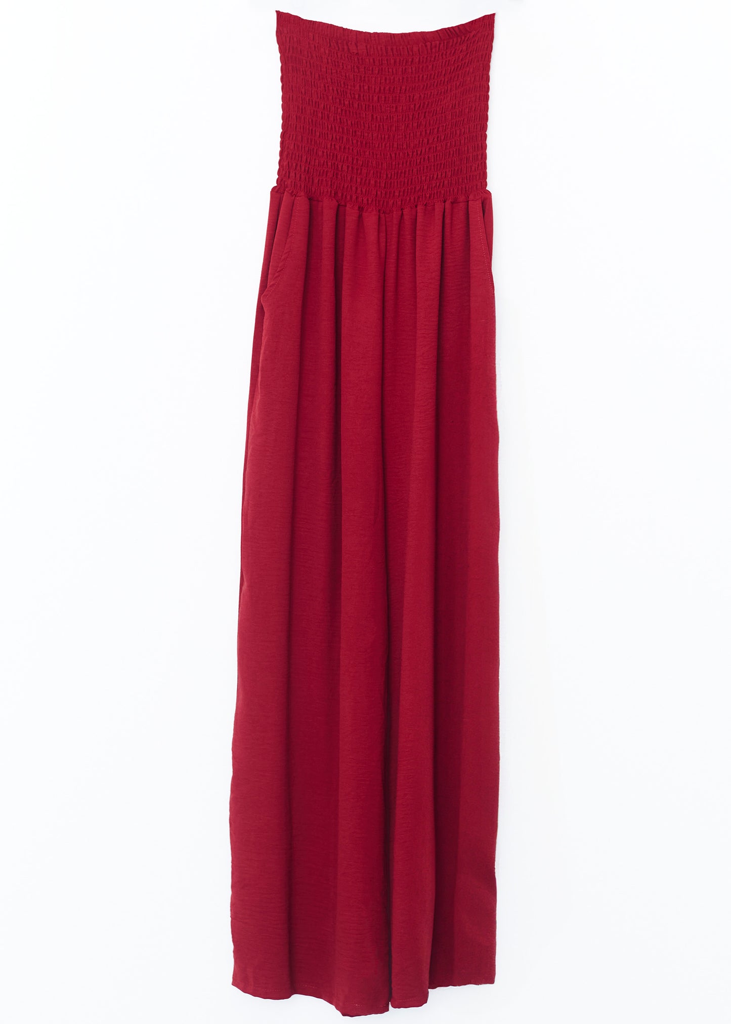 Flowy ruched jumpsuit