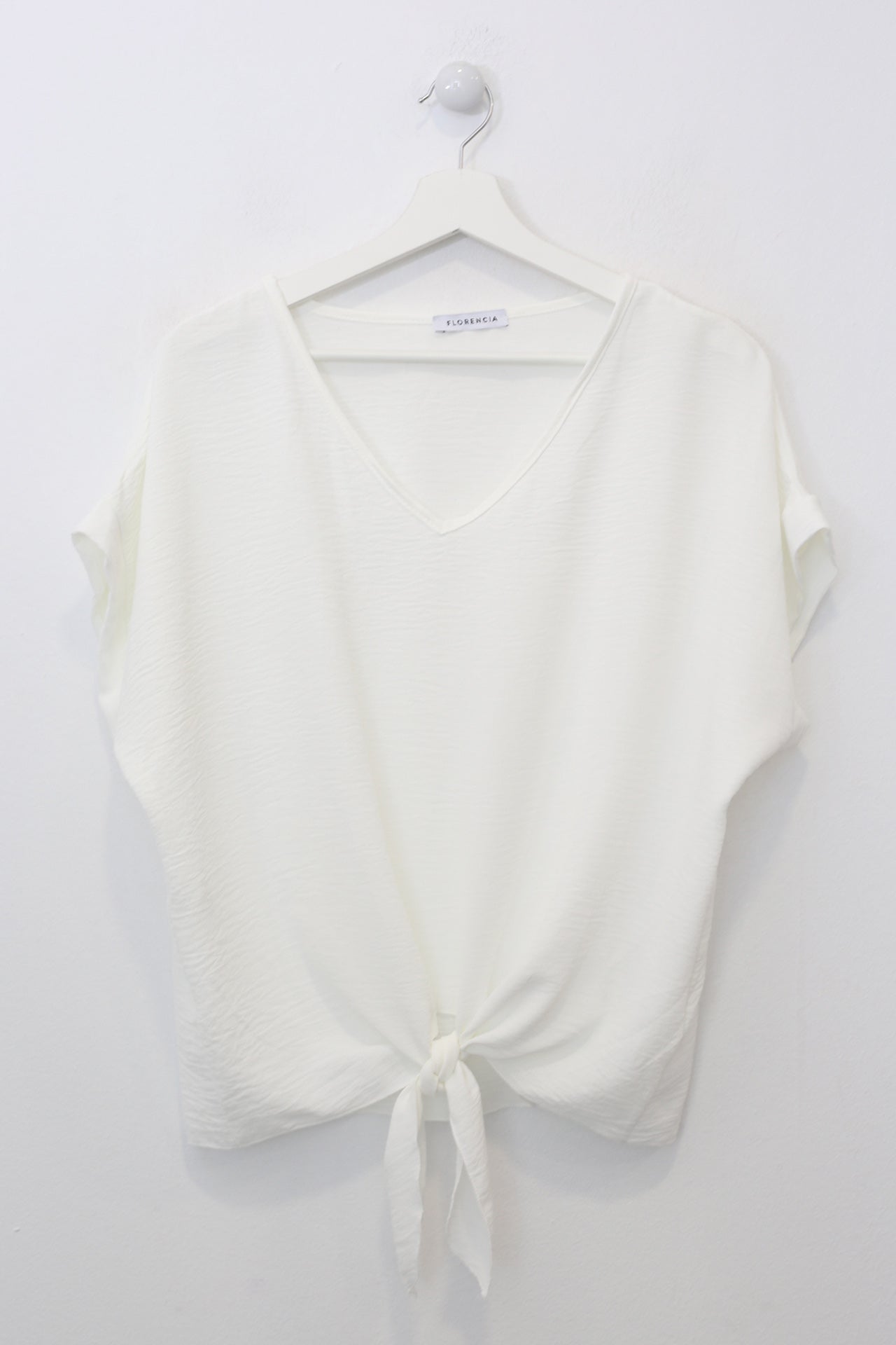 Blusa fluida nudo