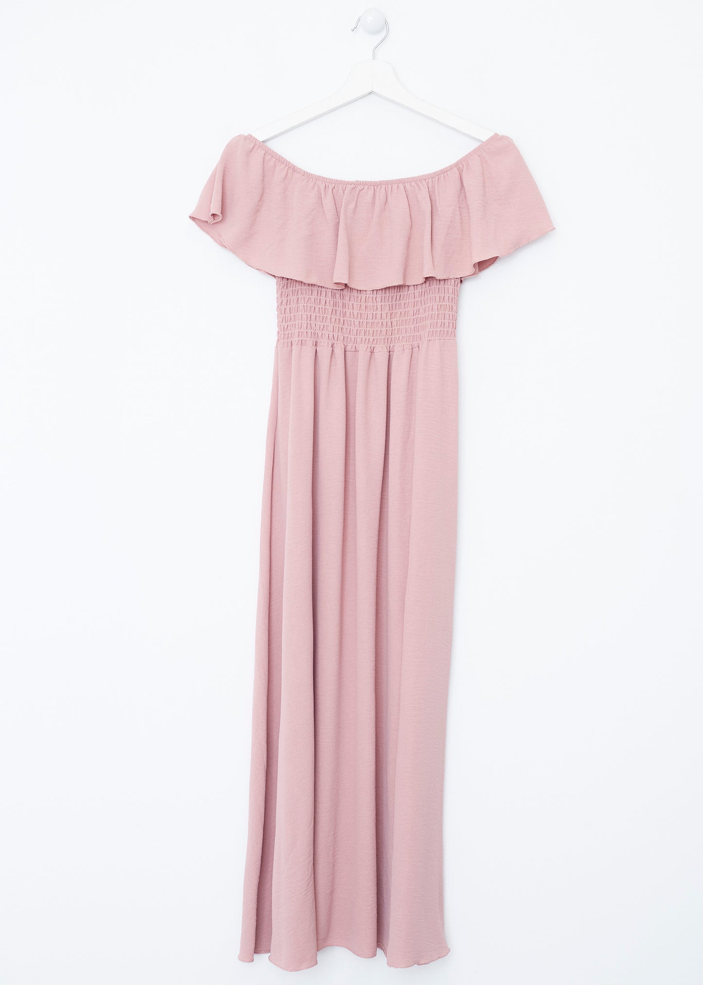 Ruffled gathered dress