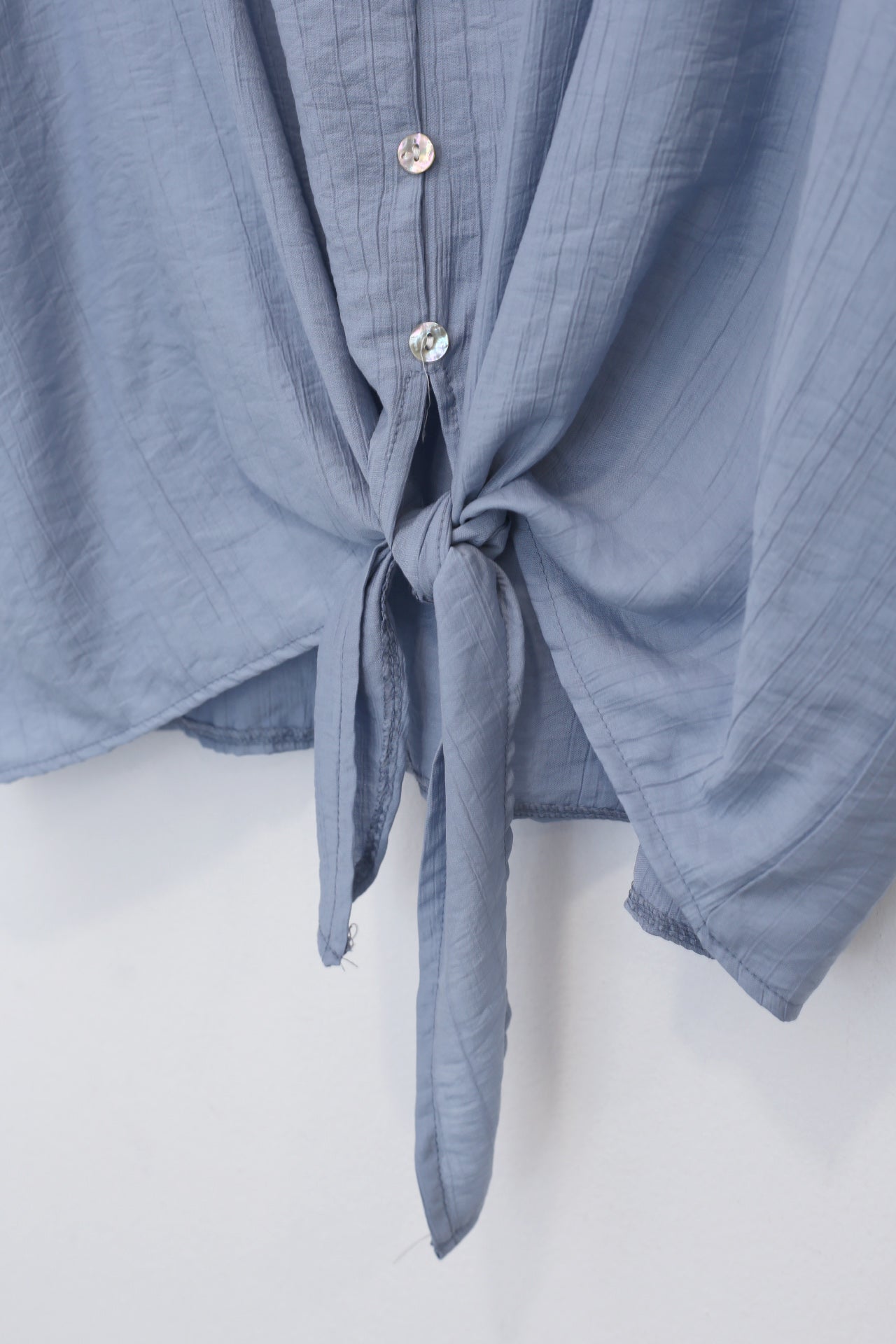 Camiseta algodón cuello punta