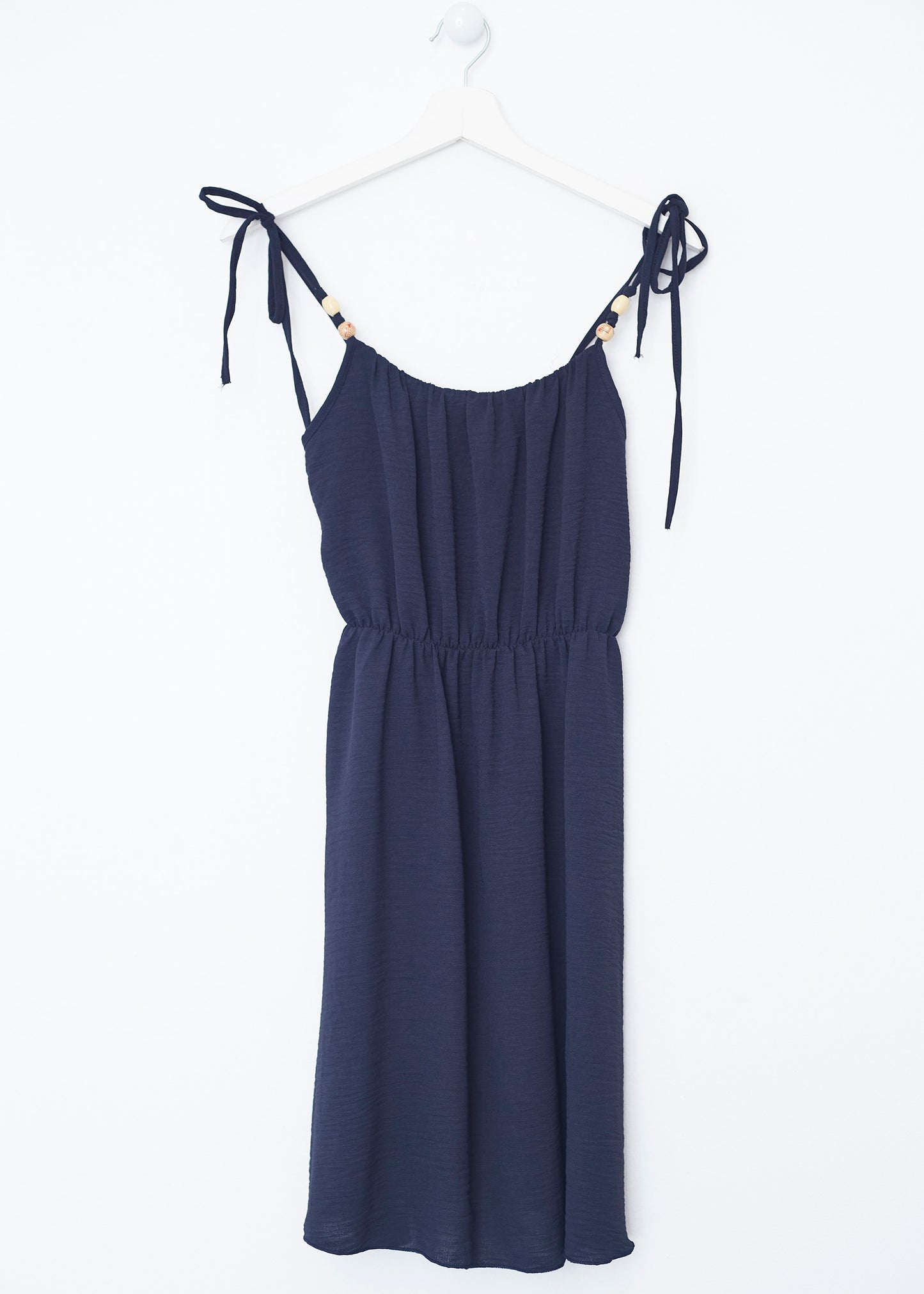 Vestido corto abalorios