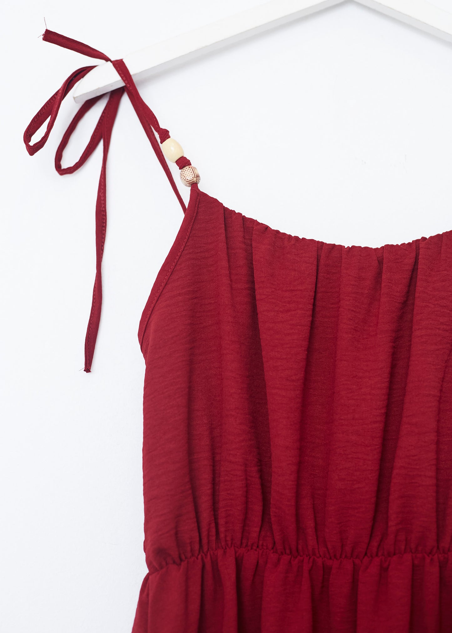 Vestido corto abalorios