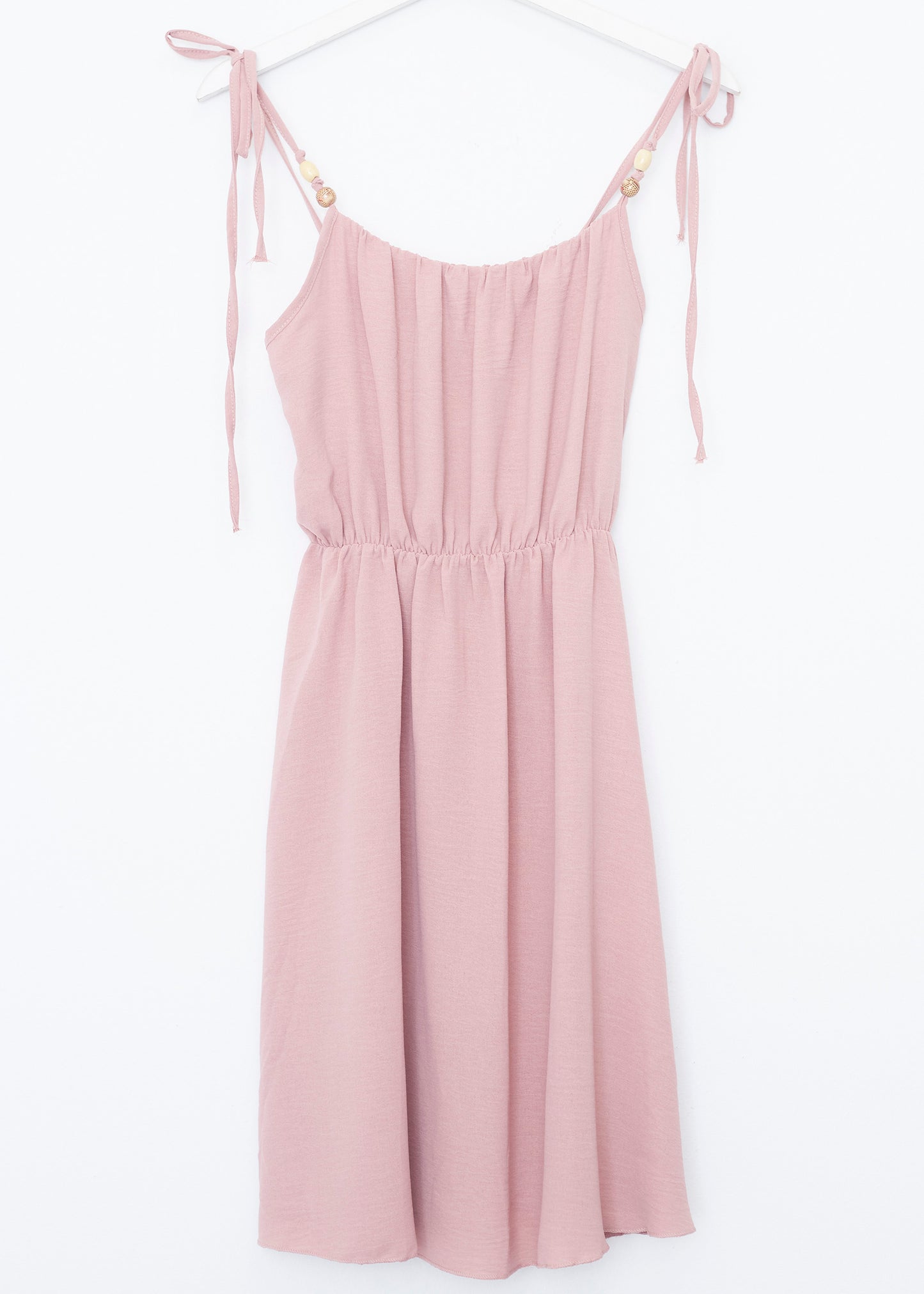 Vestido corto abalorios
