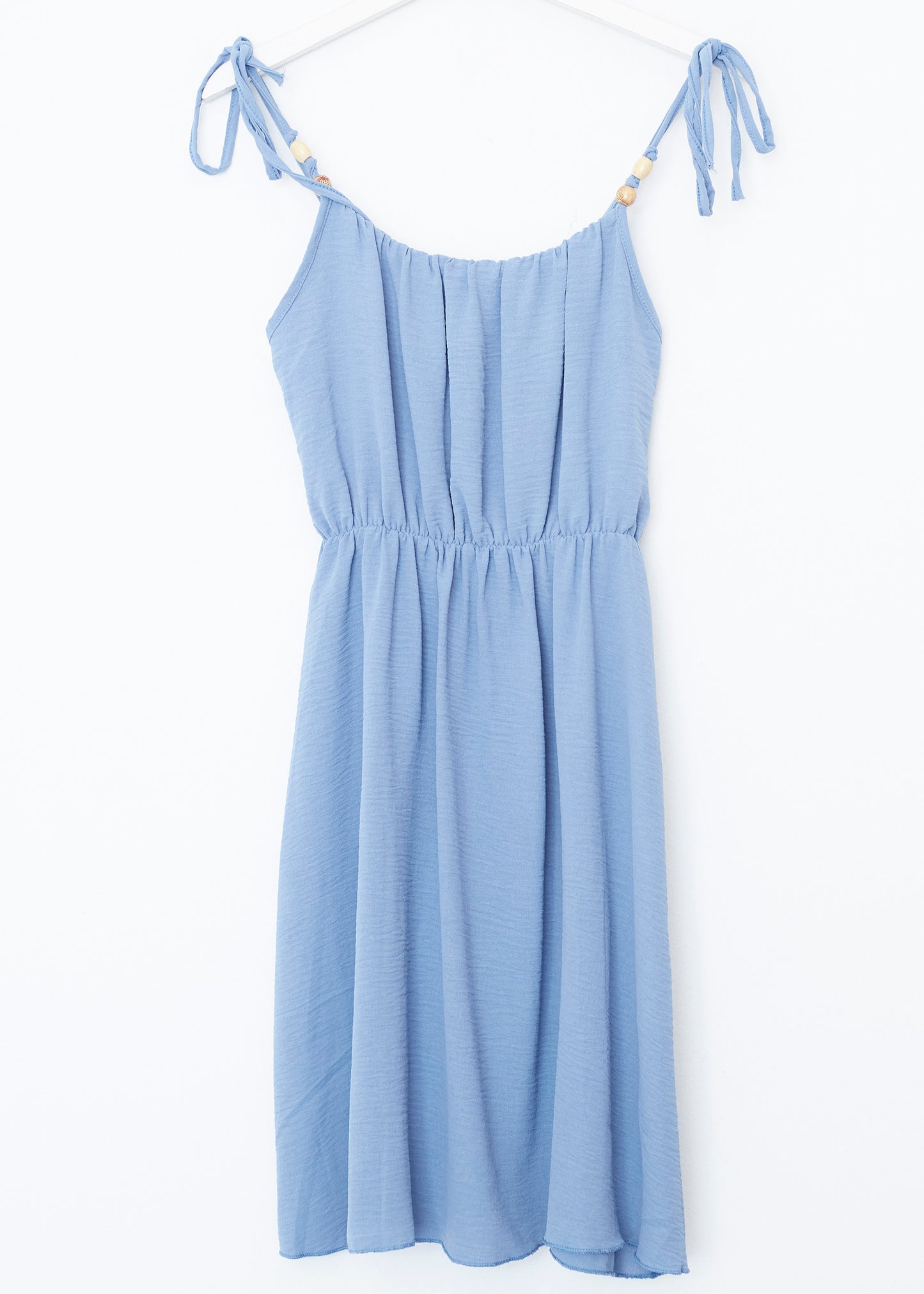 Vestido corto abalorios