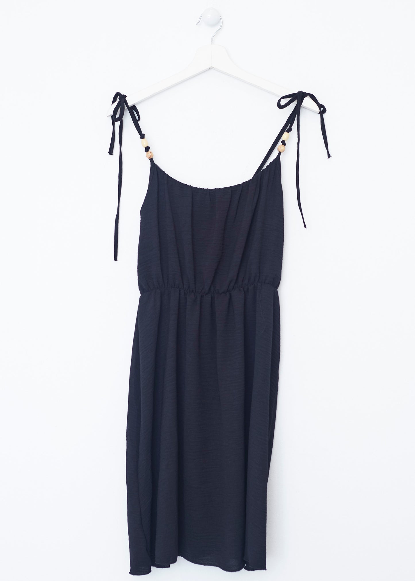 Vestido corto abalorios
