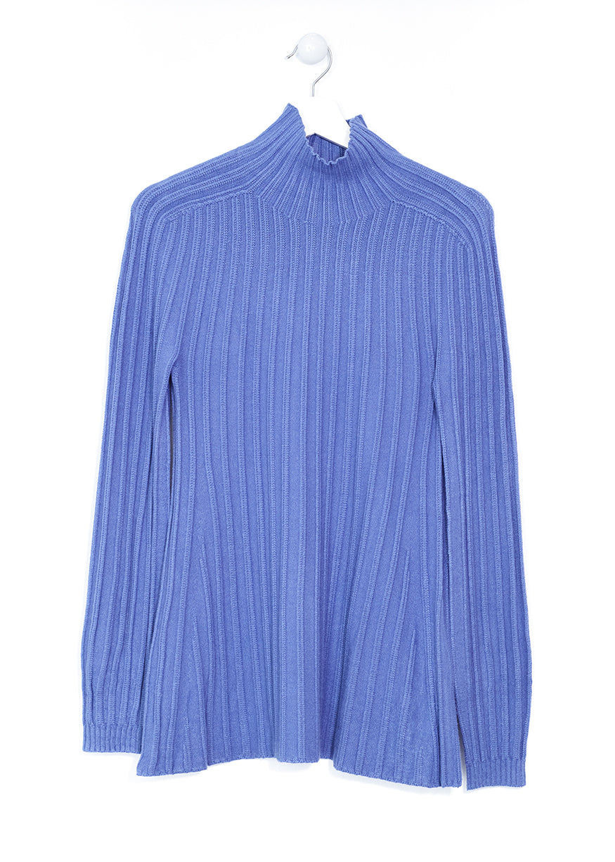 Perkins collar ribbed sweater