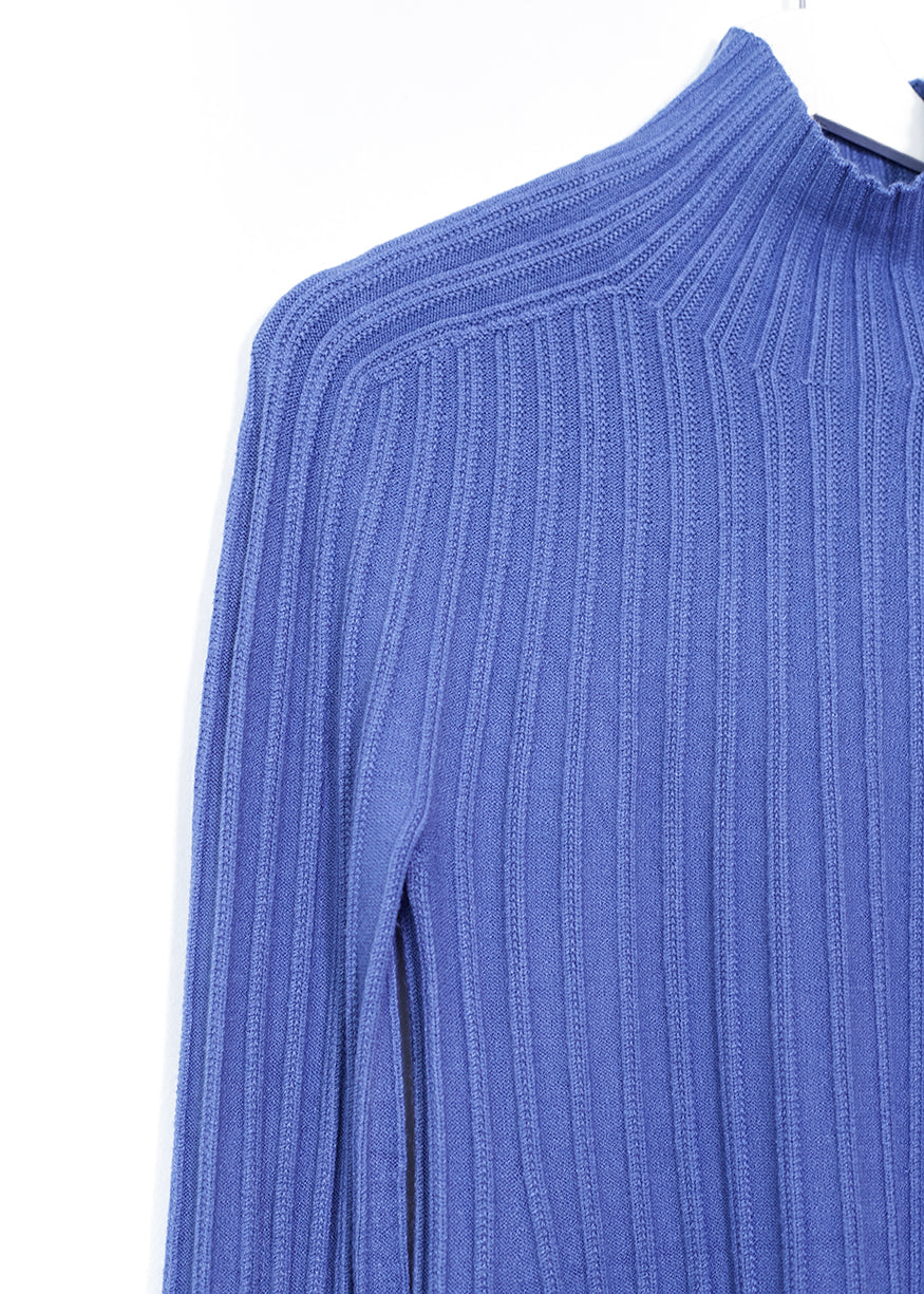Perkins collar ribbed sweater