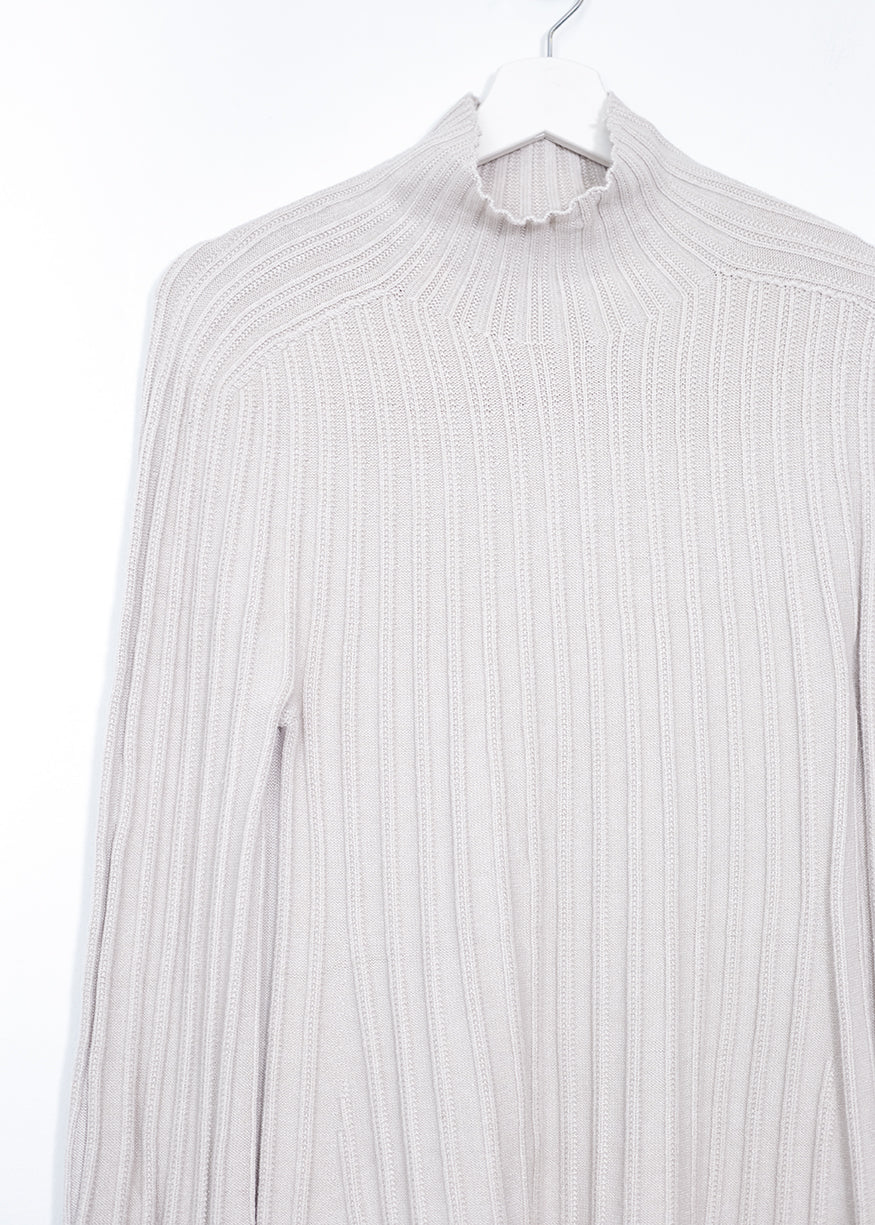 Perkins collar ribbed sweater
