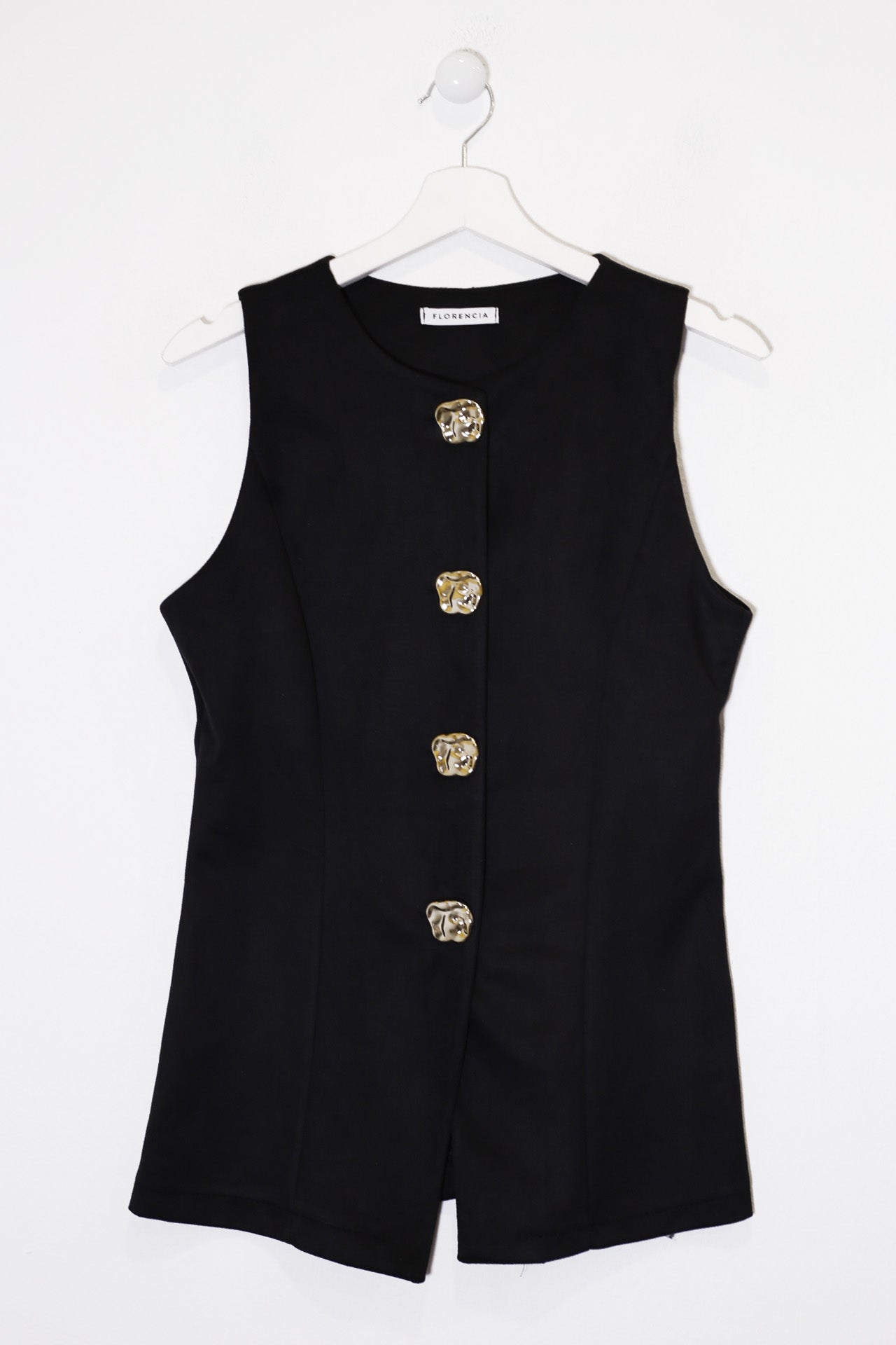 Chaleco antelina botones