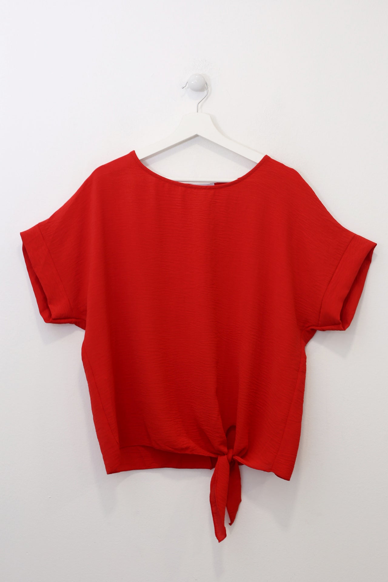 Blusa fluida nudo