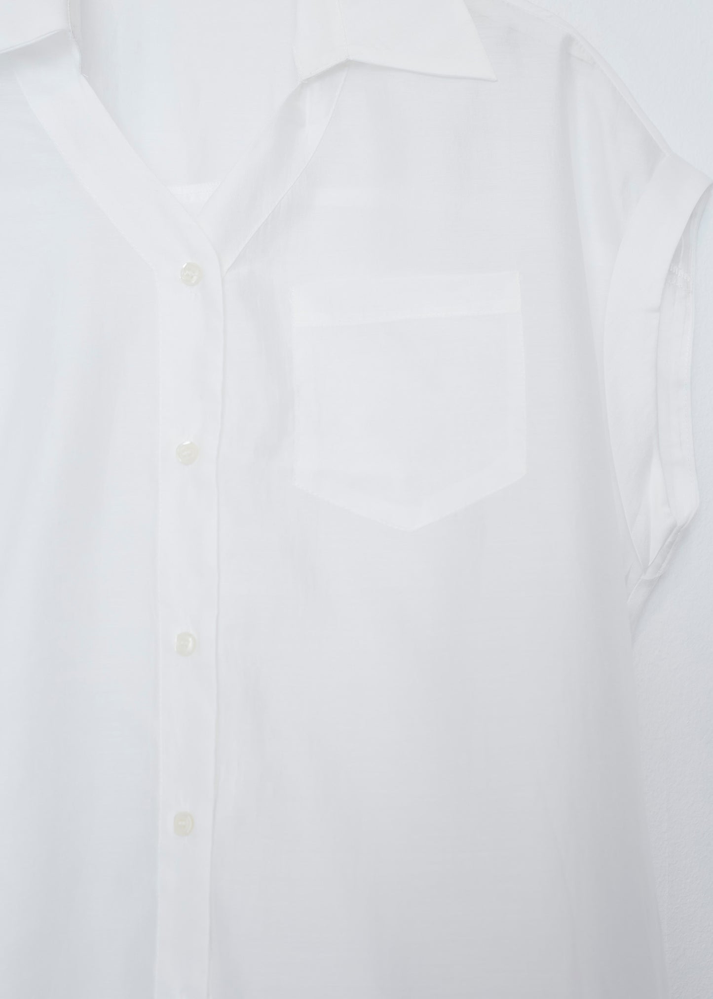 Organza shirt with pocket