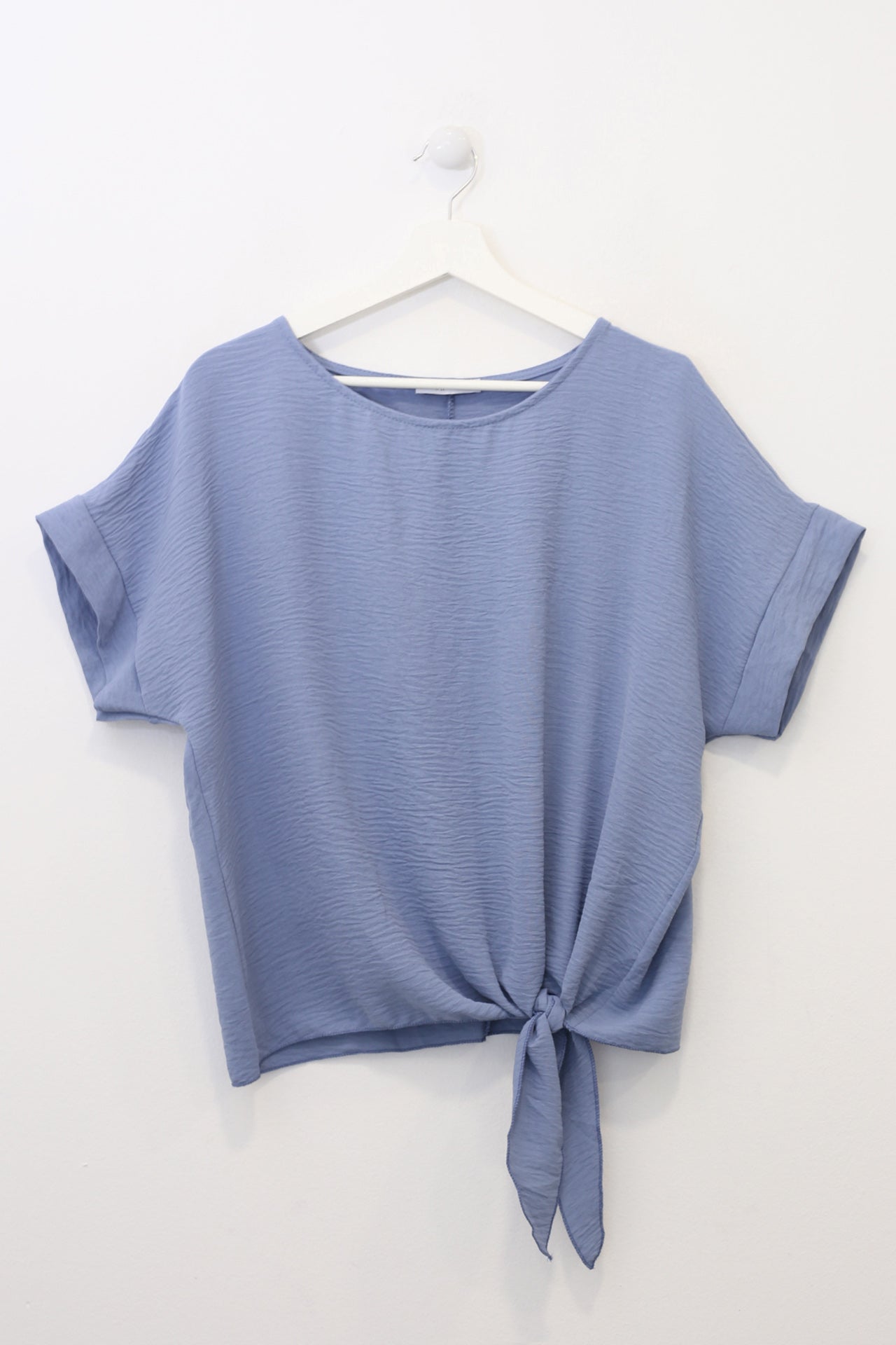 Blusa fluida nudo