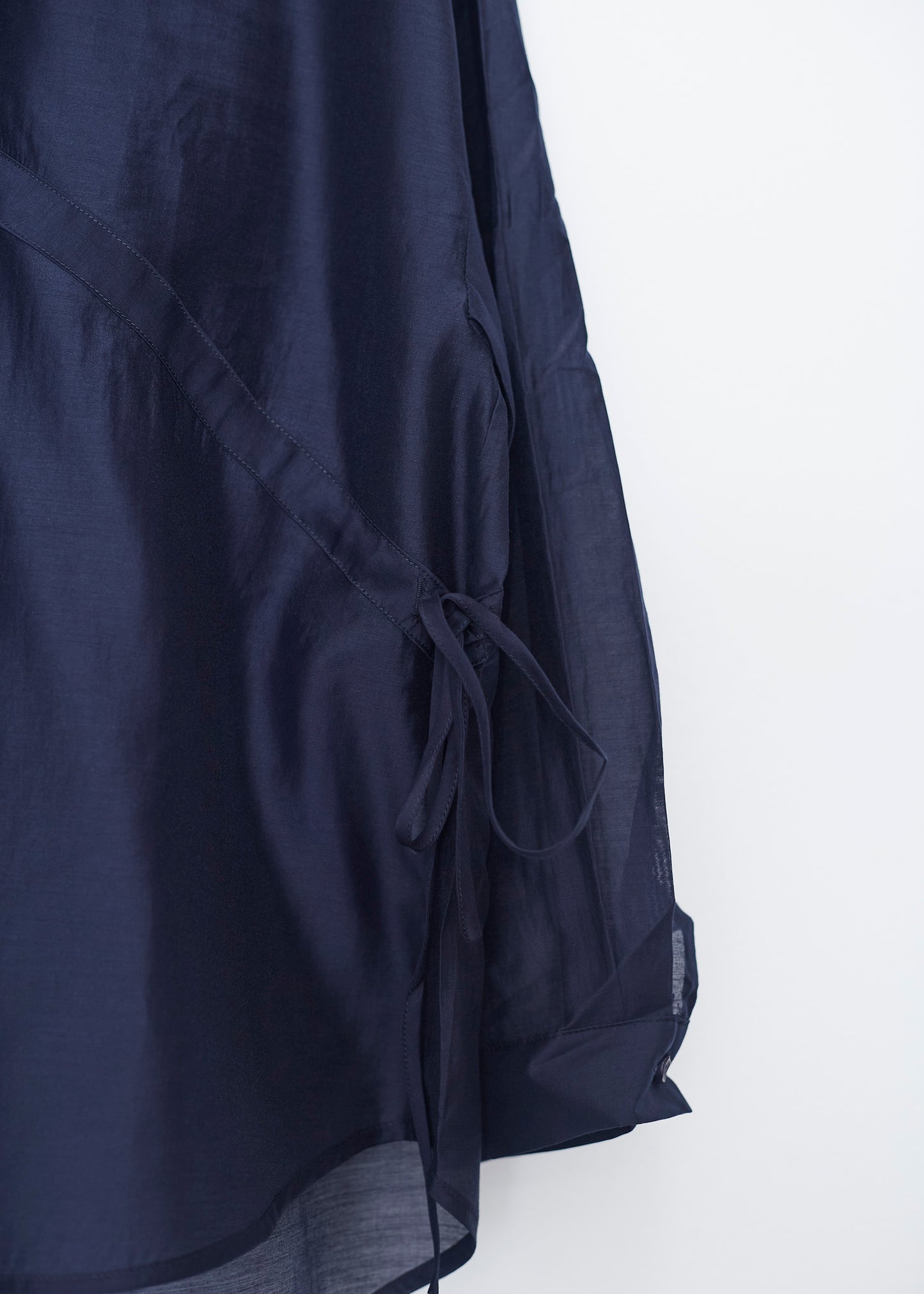 Camisa organza tiras