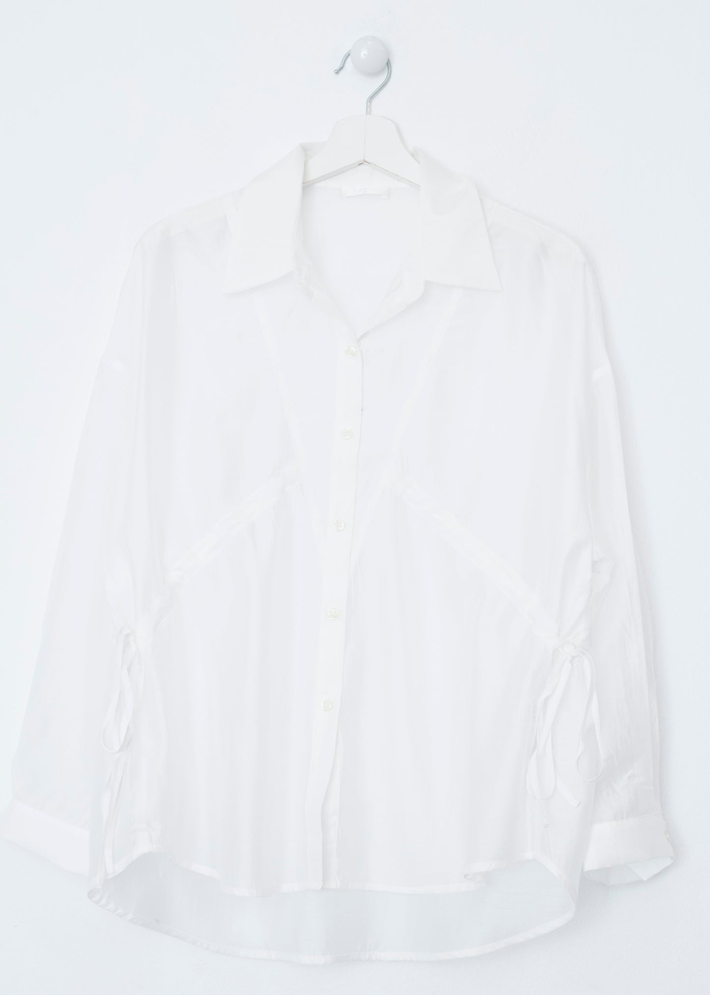 Camisa organza tiras