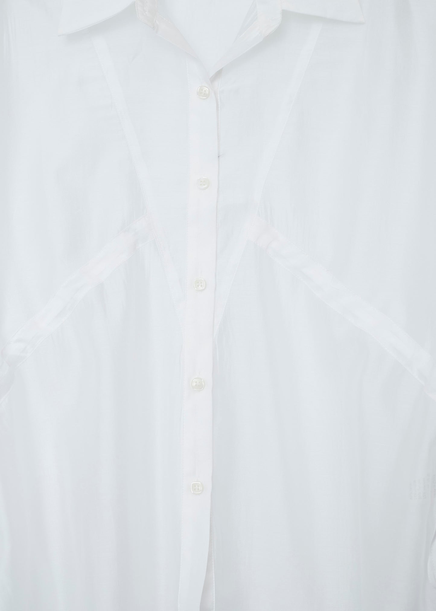 Camisa organza tiras