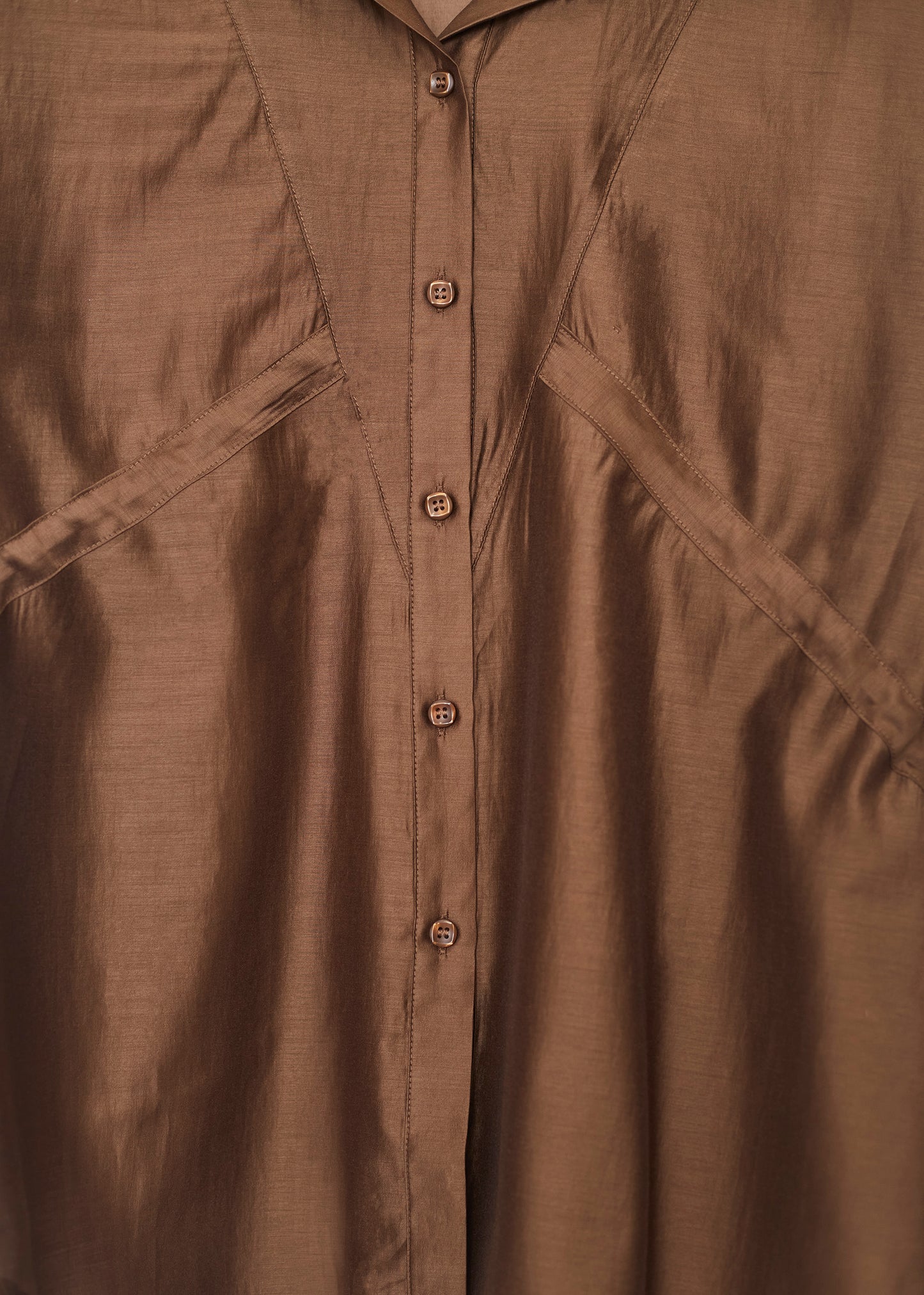 Camisa organza tiras