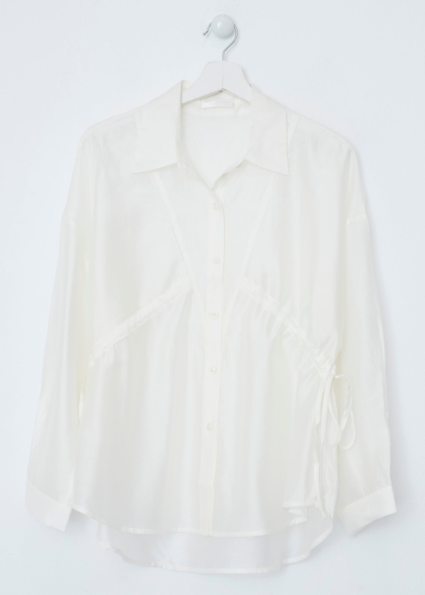 Camisa organza tiras