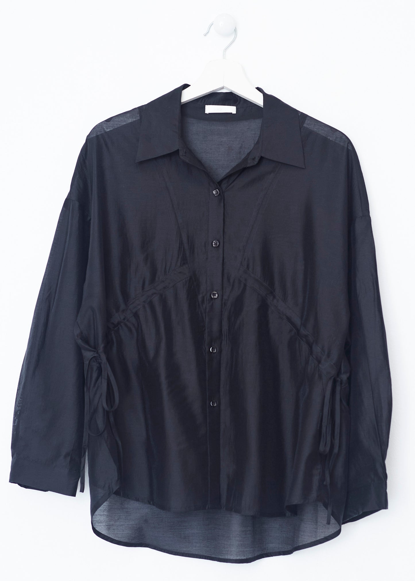 Camisa organza tiras