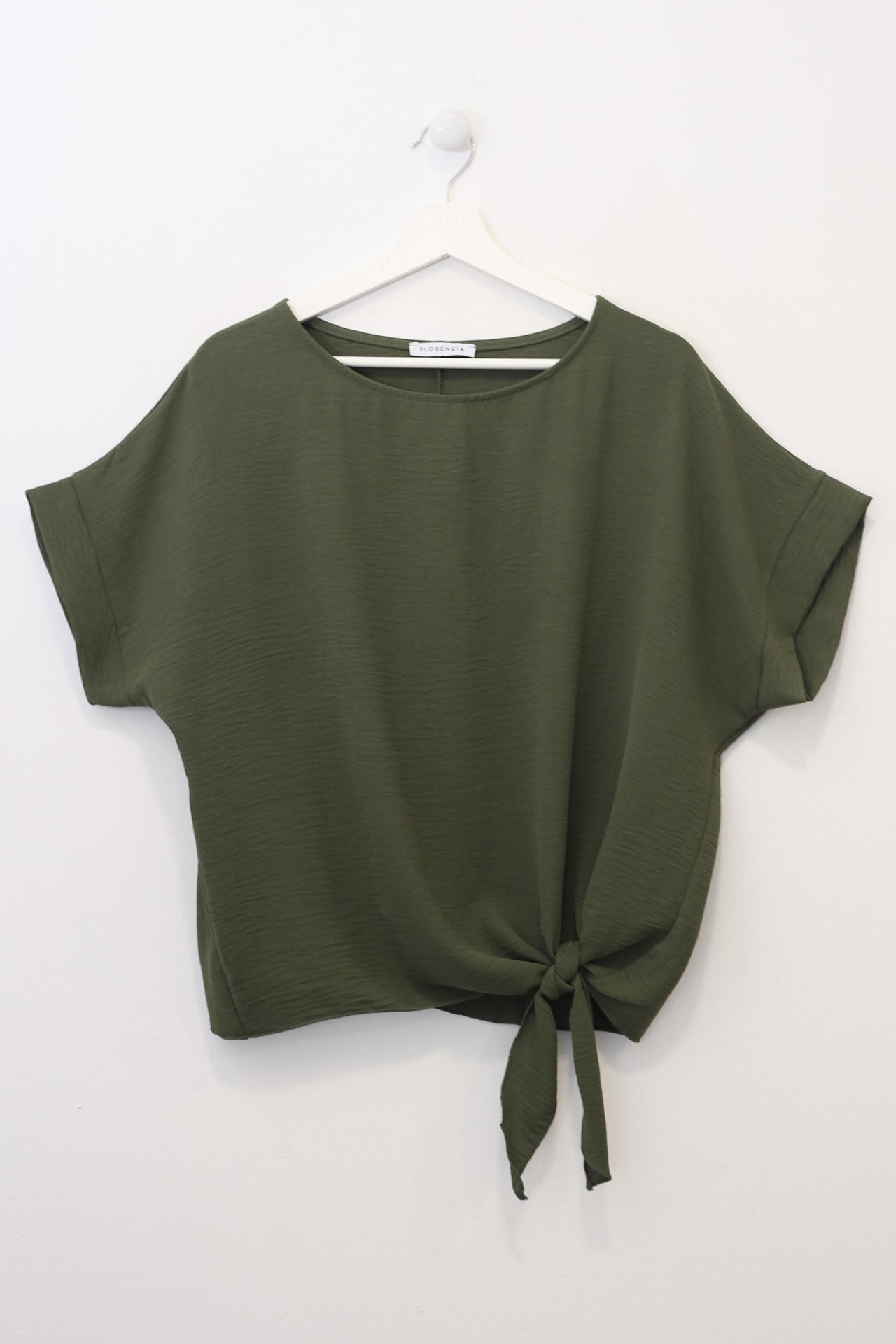 Blusa fluida nudo