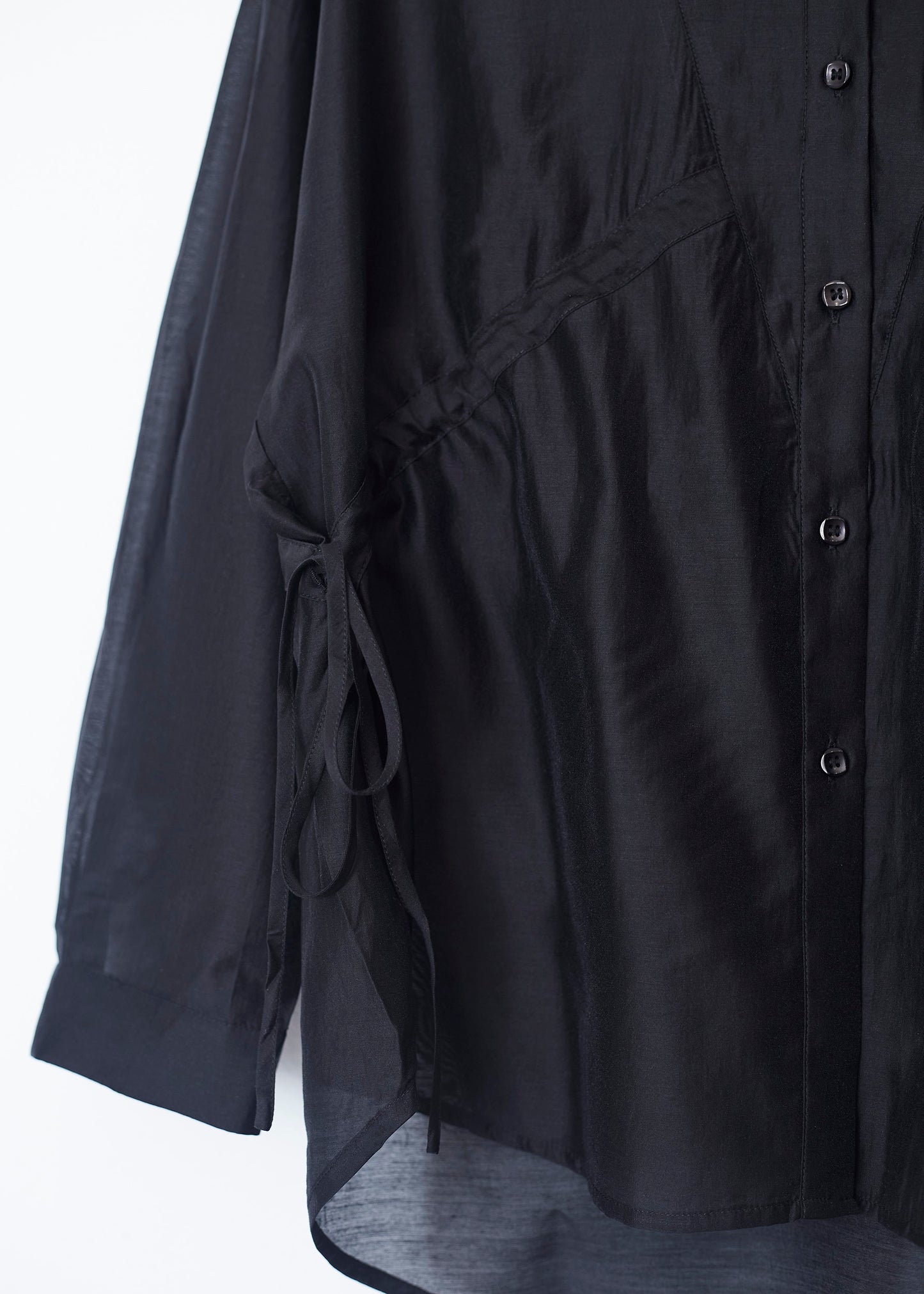 Camisa organza tiras
