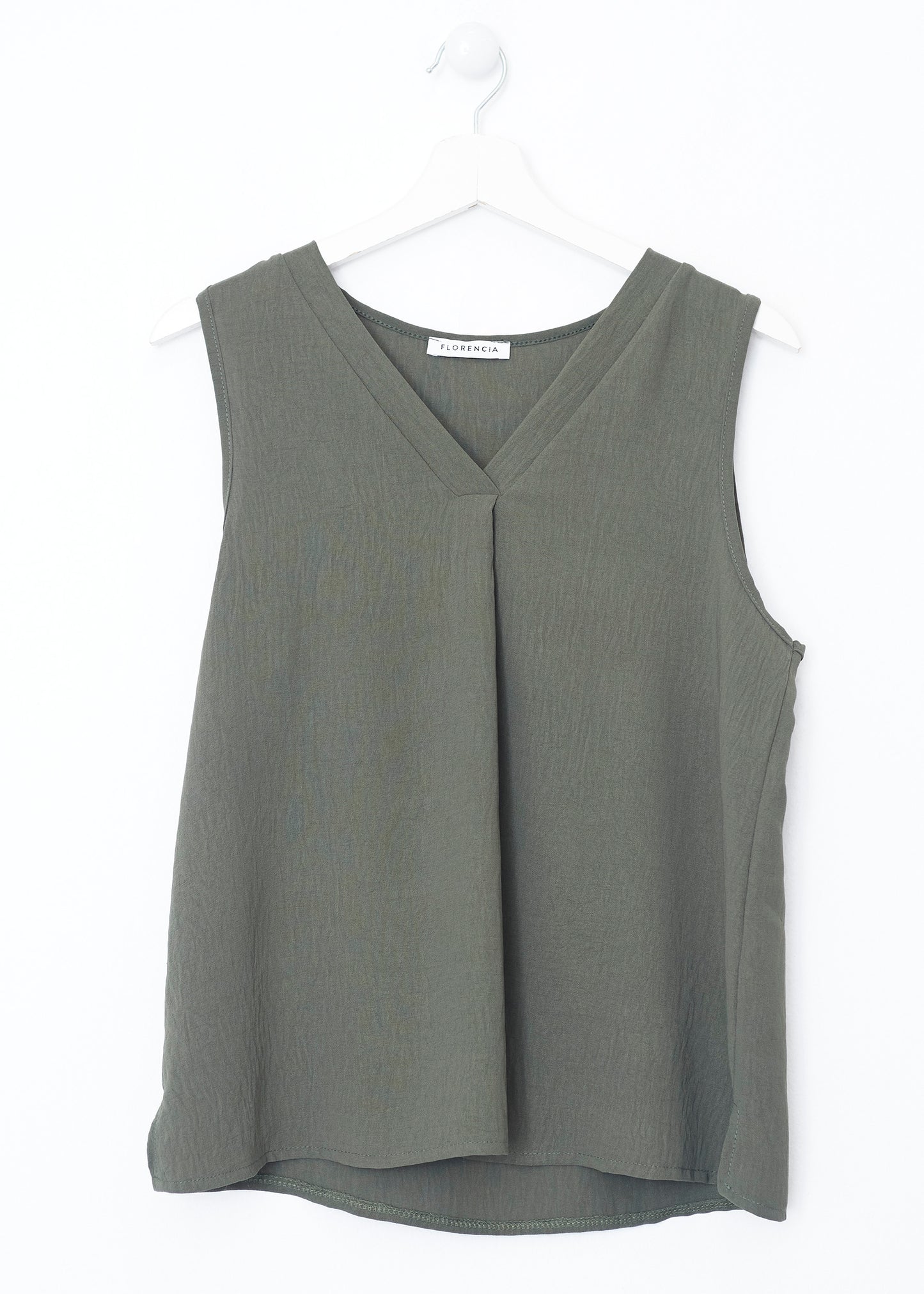 Flowy top with wide straps