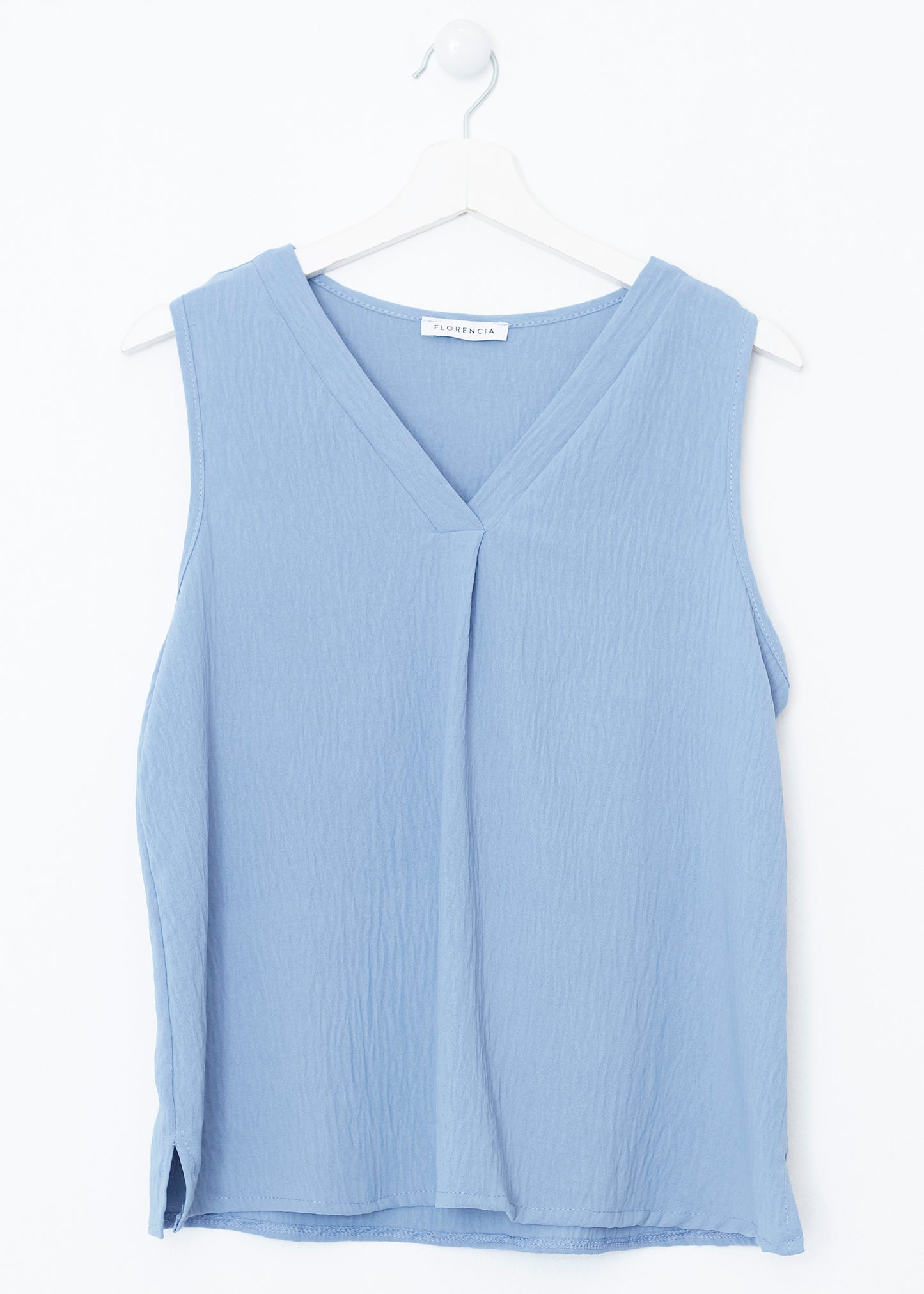 Flowy top with wide straps