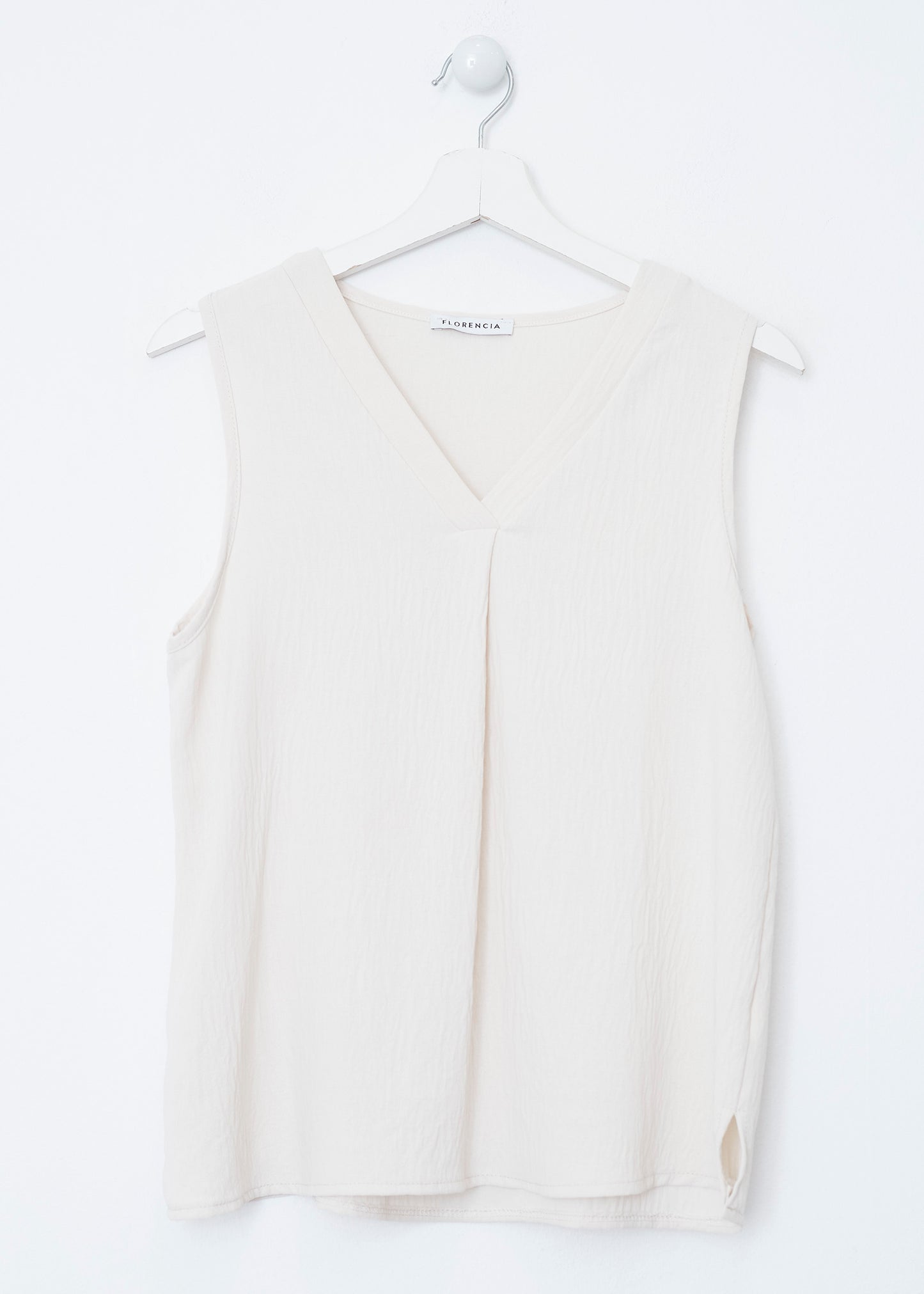 Flowy top with wide straps