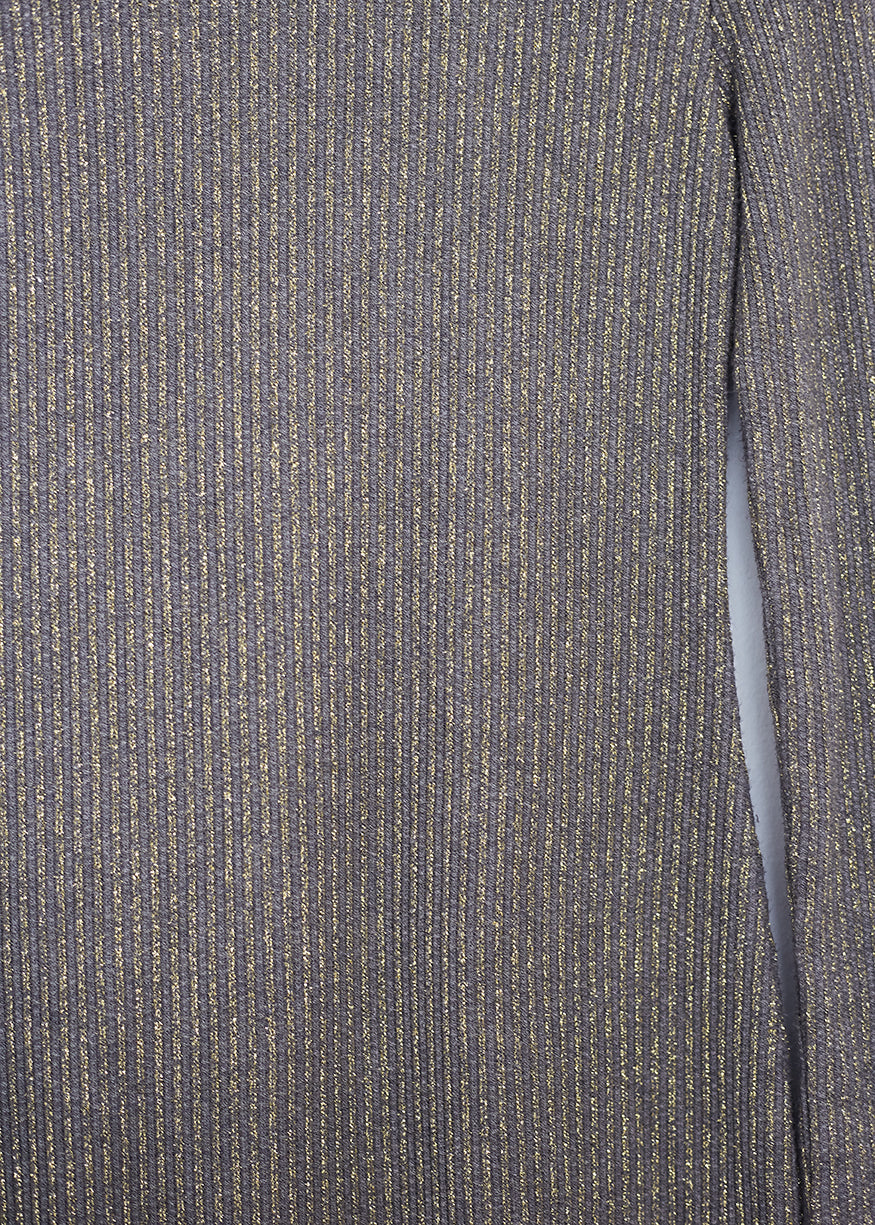 Vestido brillos cuello redondo