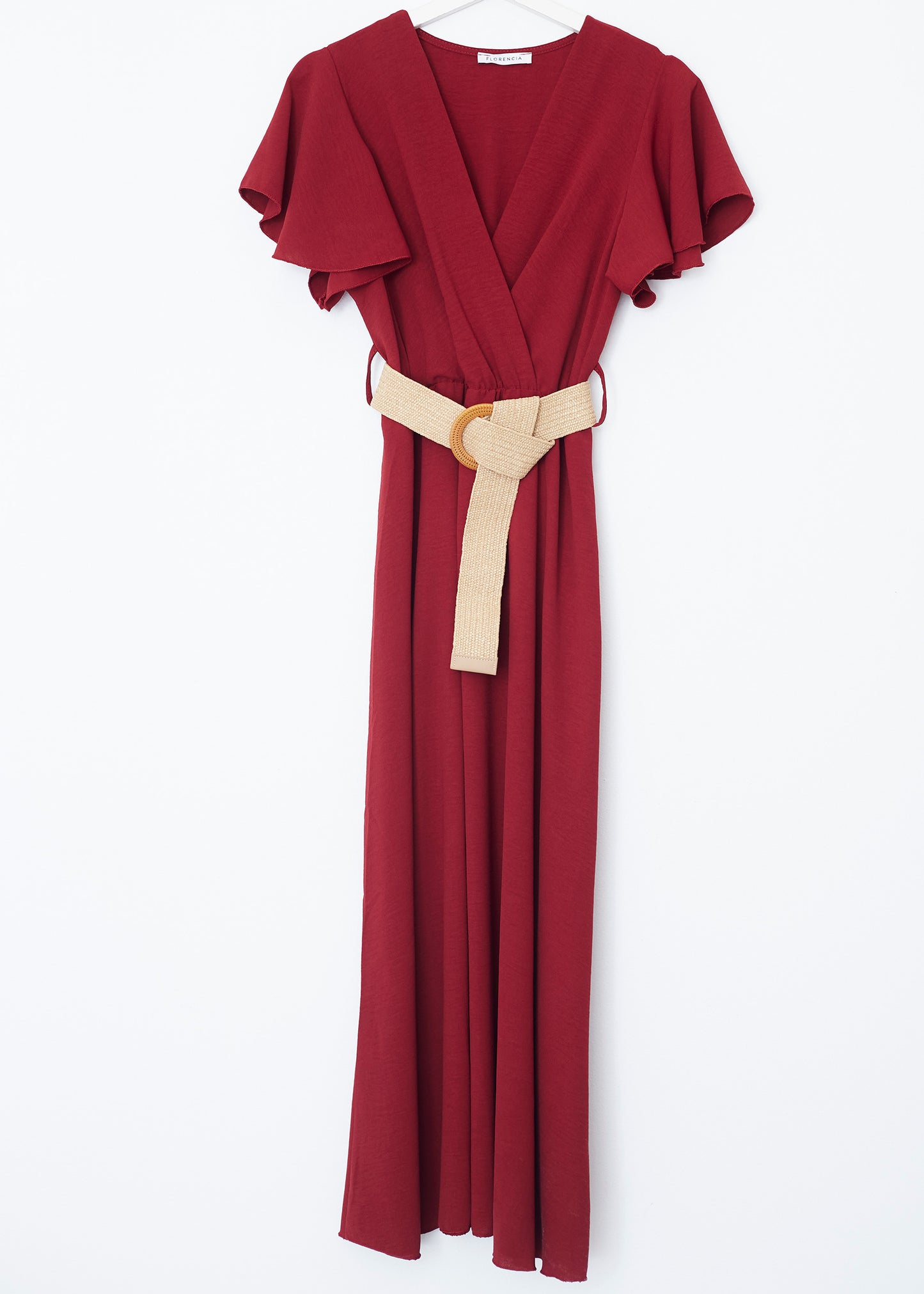 Belted wrap dress