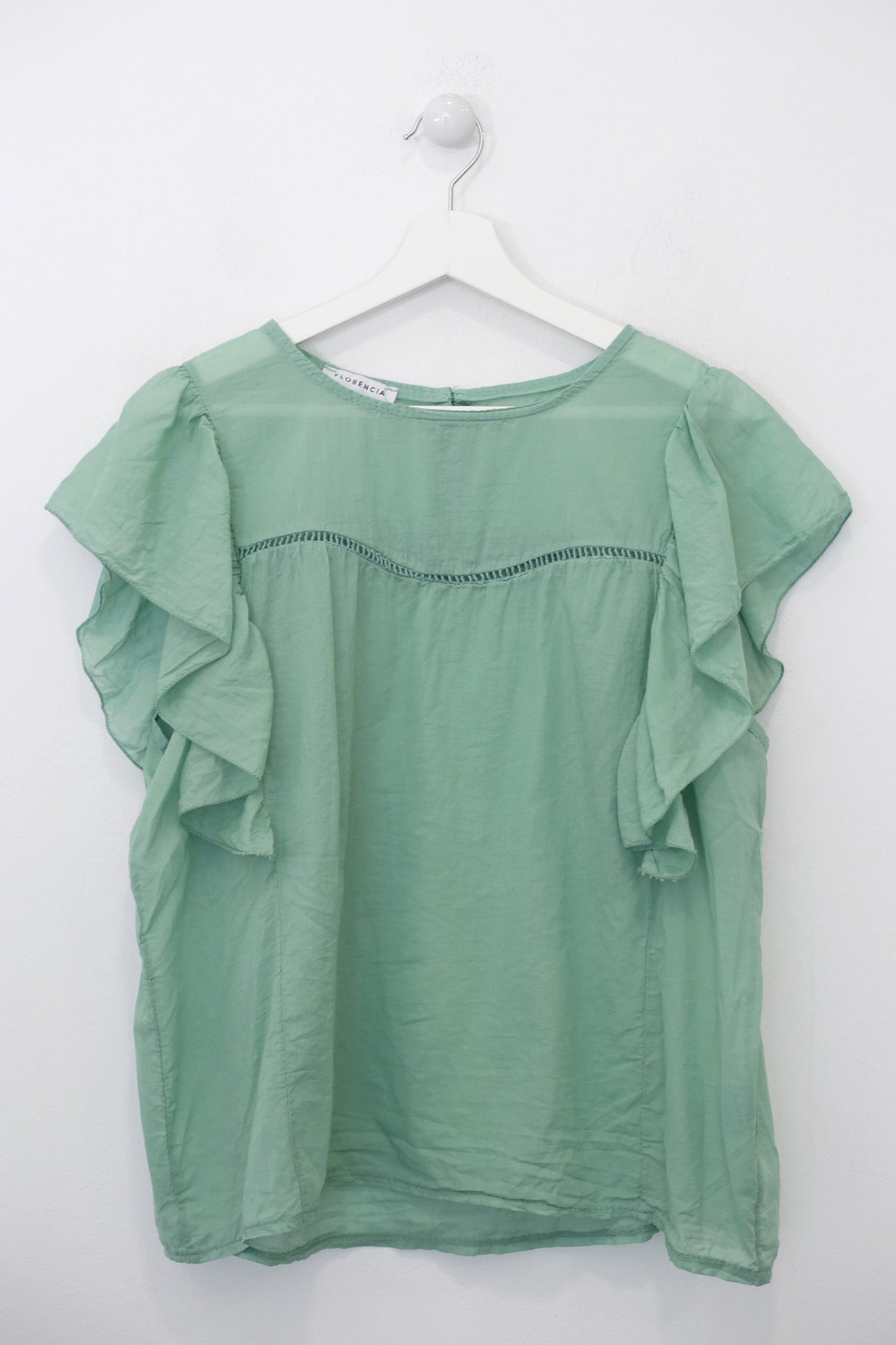 Blusa voile pasamanería