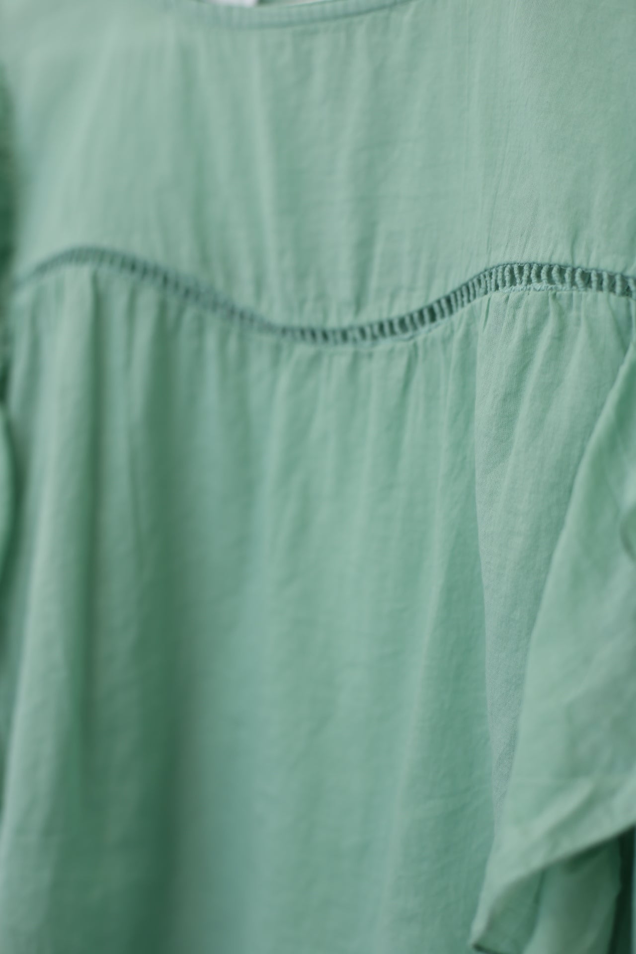 Blusa voile pasamanería