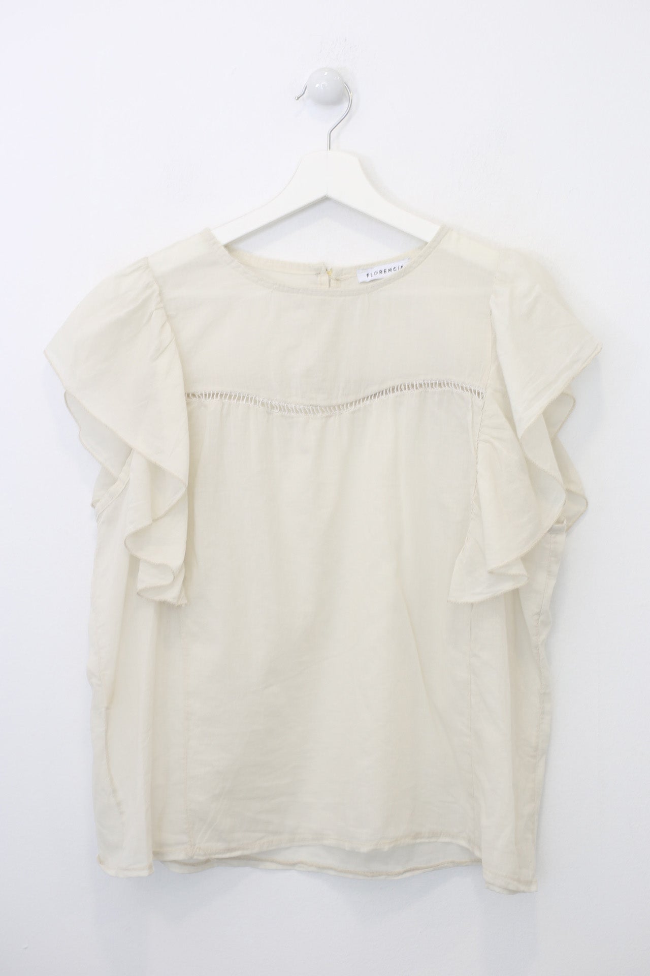 Blusa voile pasamanería