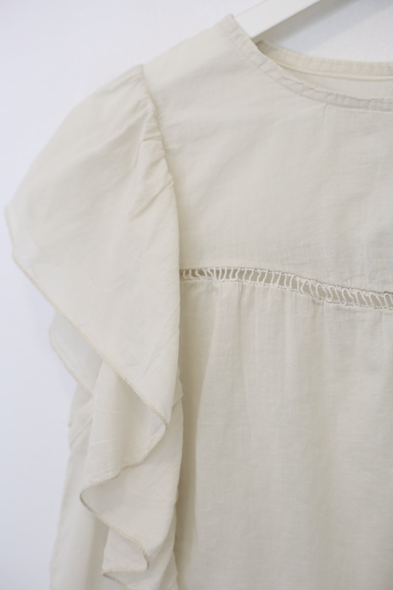 Blusa voile pasamanería