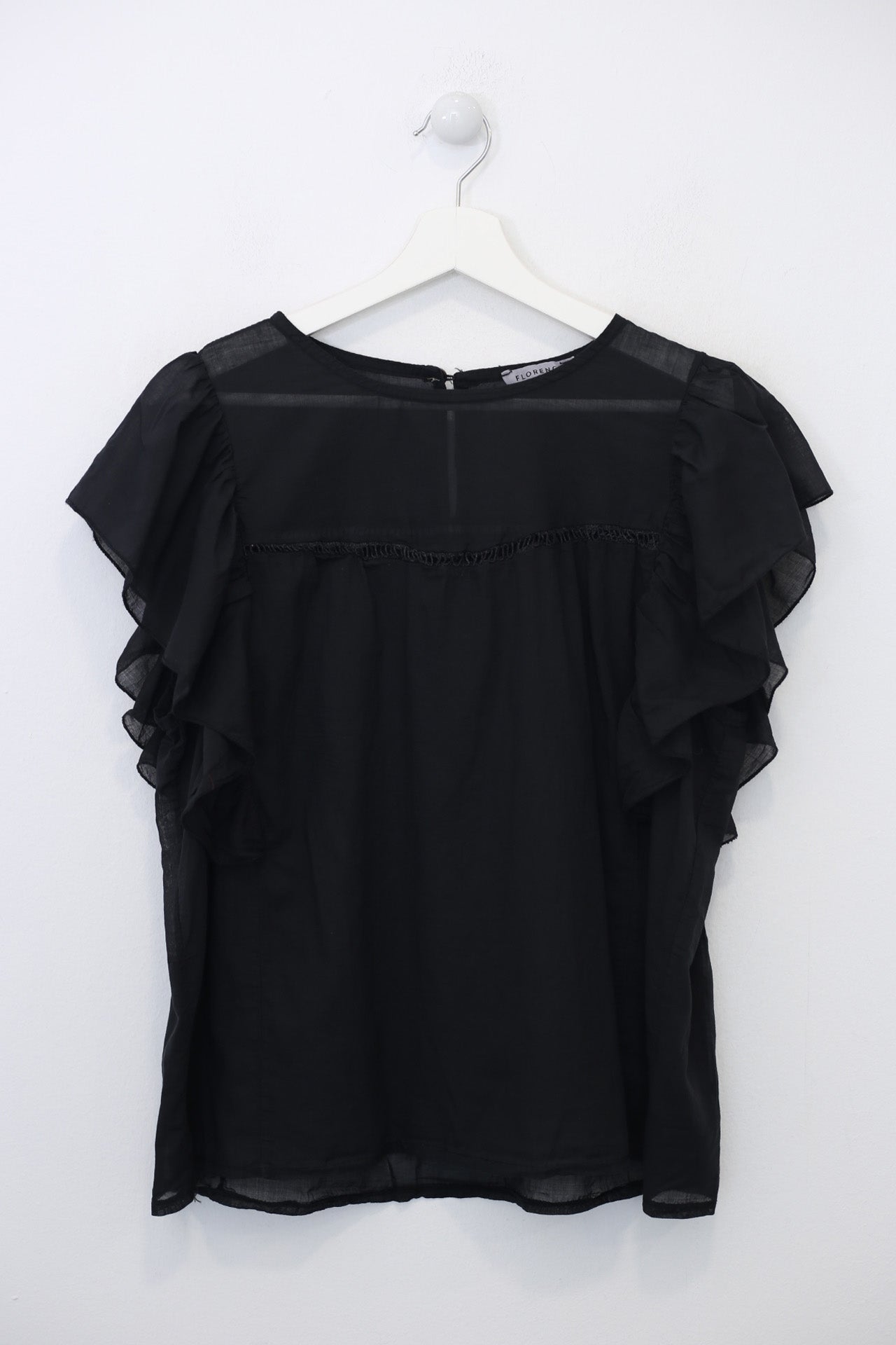 Blusa voile pasamanería