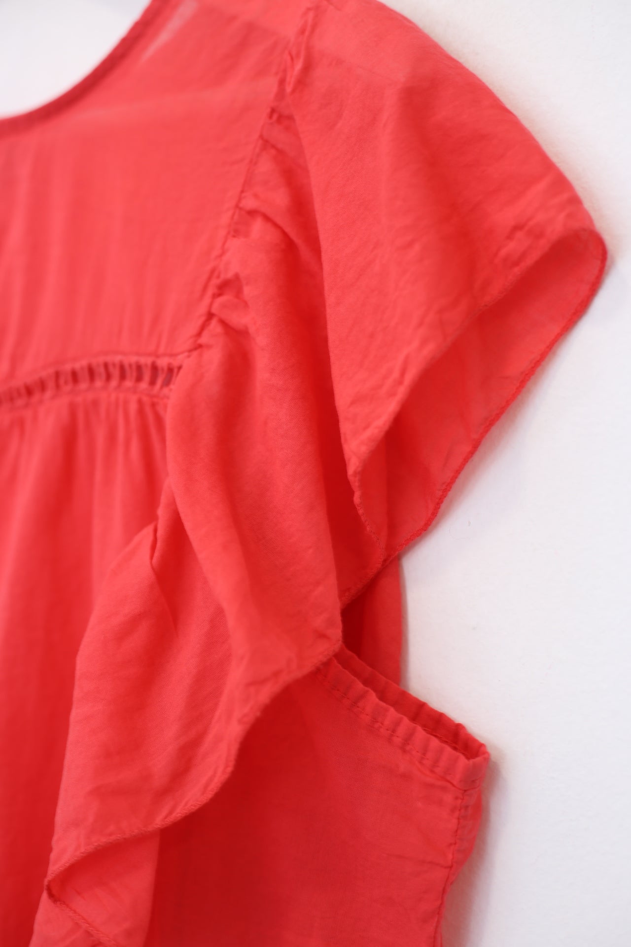 Blusa voile pasamanería